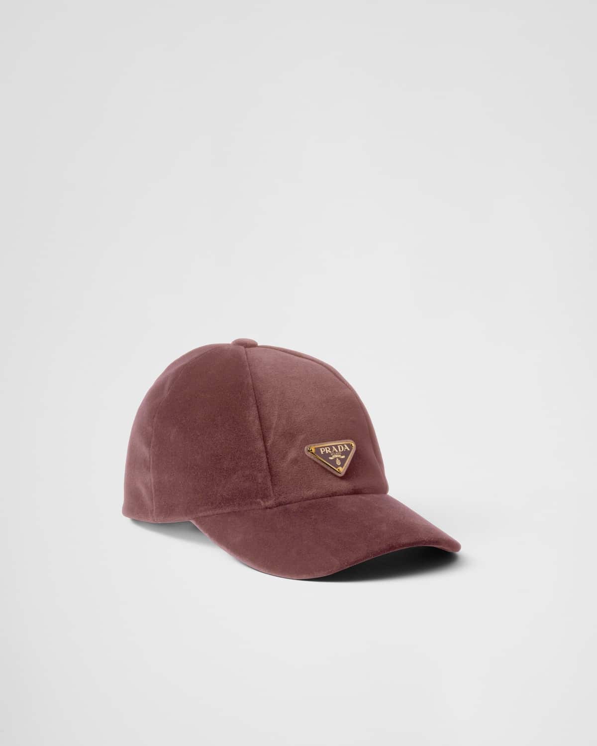 Casquette velours rose confetti Prada-influensse