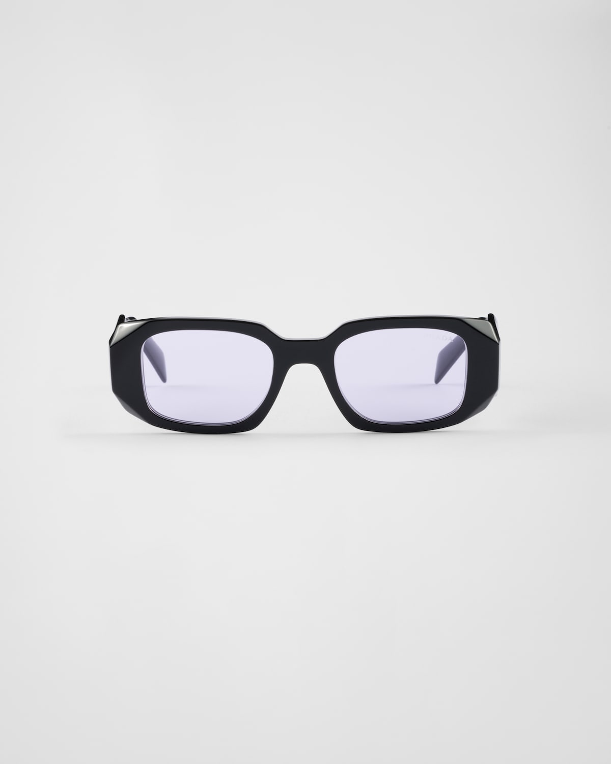 Lunettes de soleil symbole verres lavande Prada-influenss