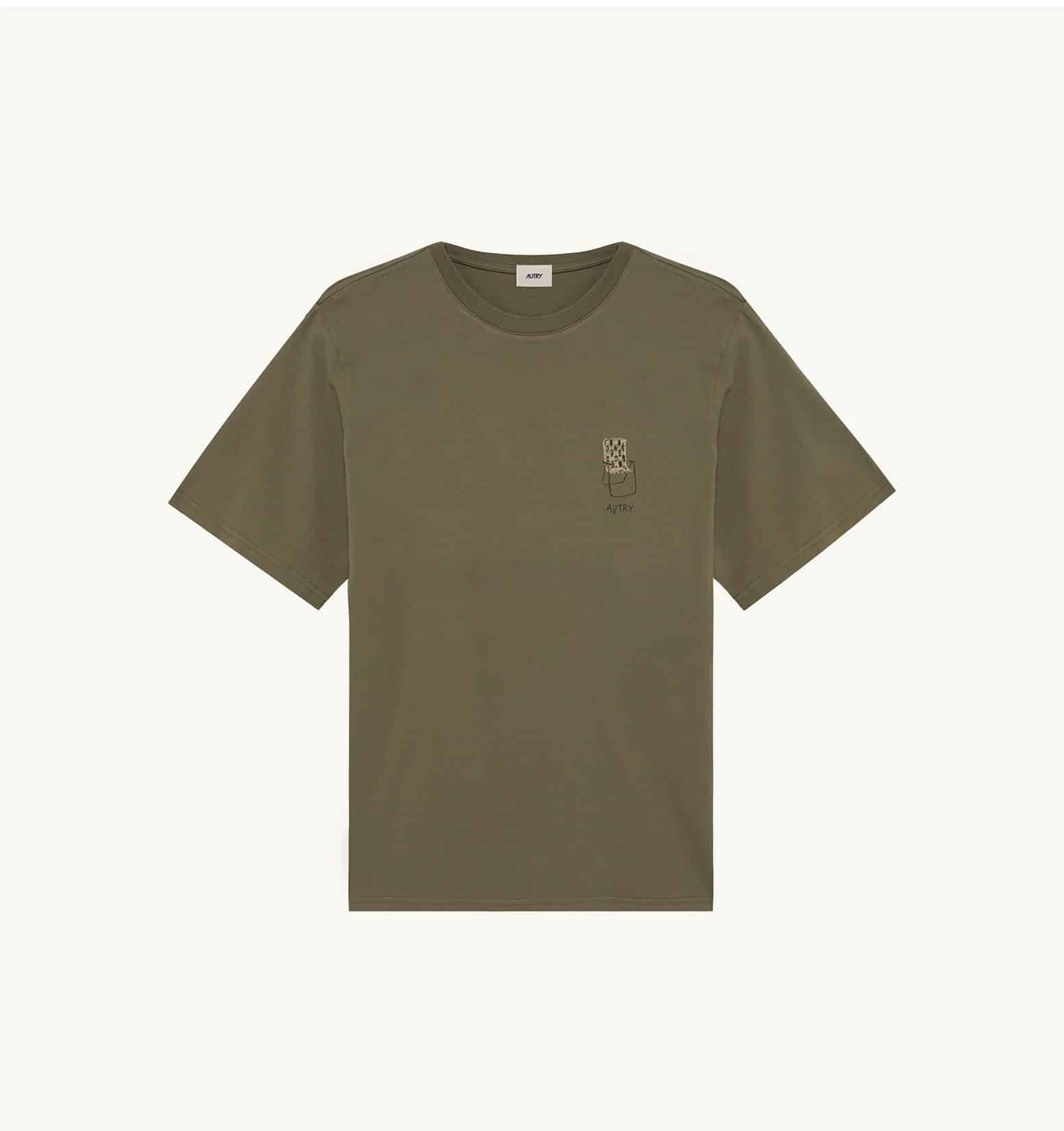 T-shirt graphique lawn chair olive Autry-influensse