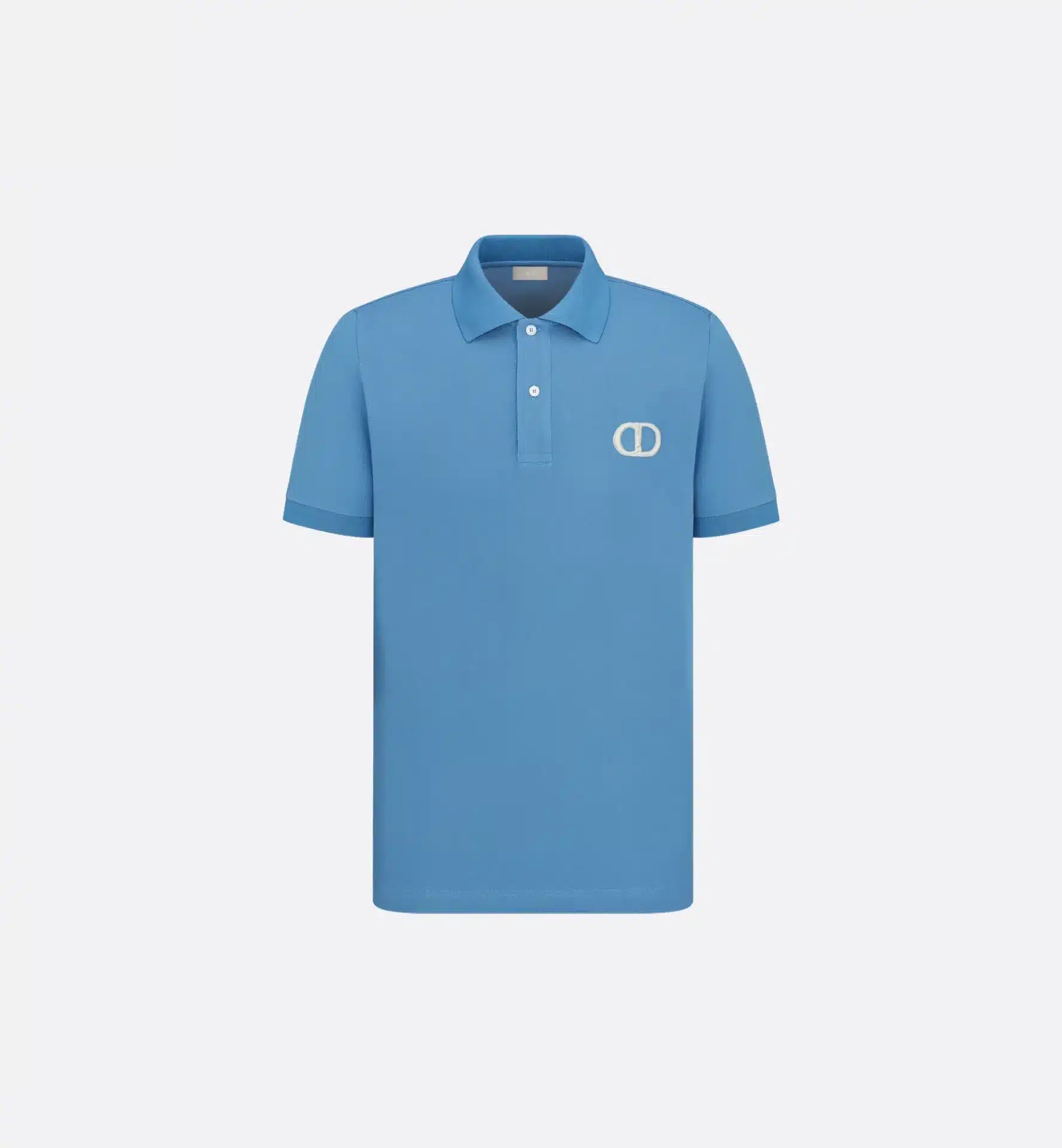 Polo CD Icon coton piqué bleu Dior-influensse