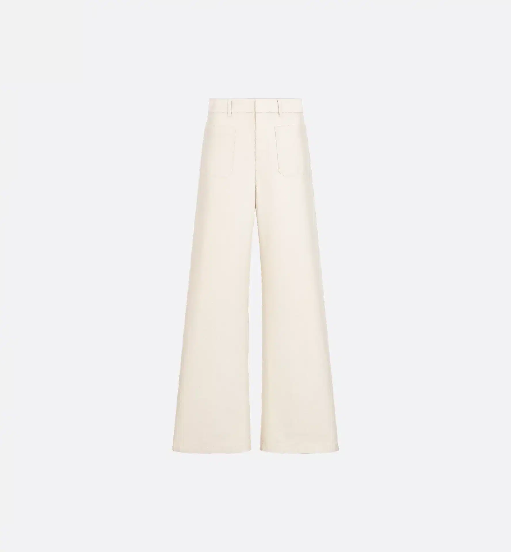 Jean luxe évasé Or denim coton doré Dior-influensse