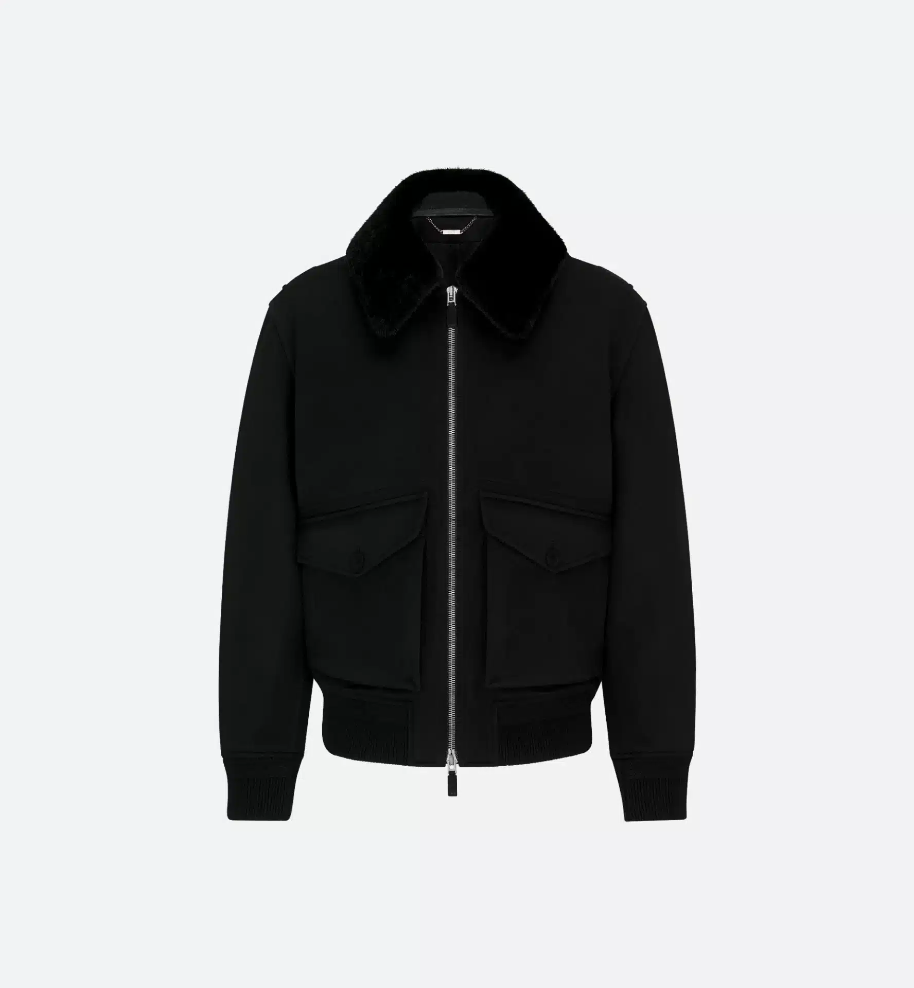 Bomber Icons drap cachemire noir Dior-influensse