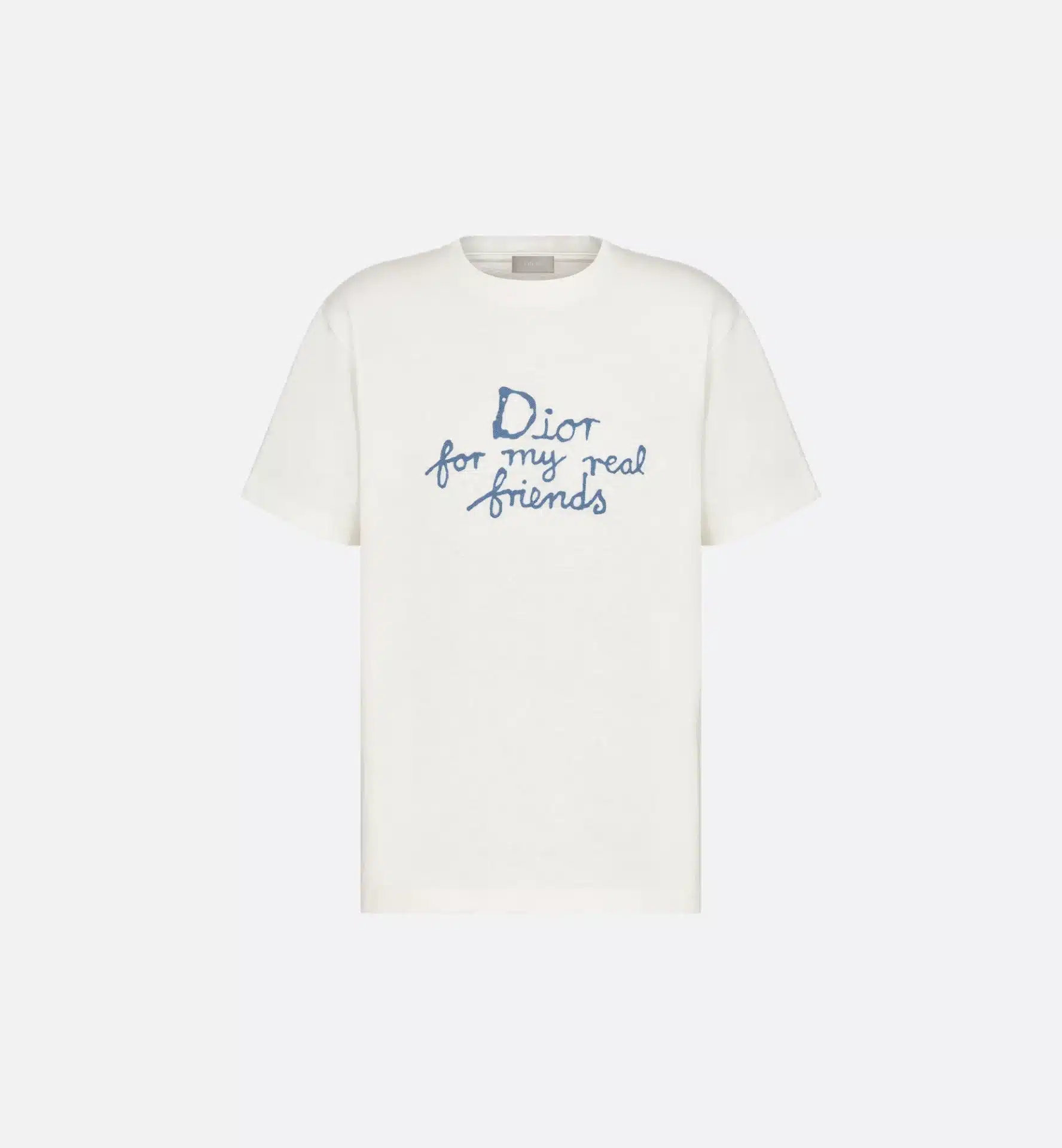 T-shirt Dior And Hylton Nel jersey coton blanc-influensse