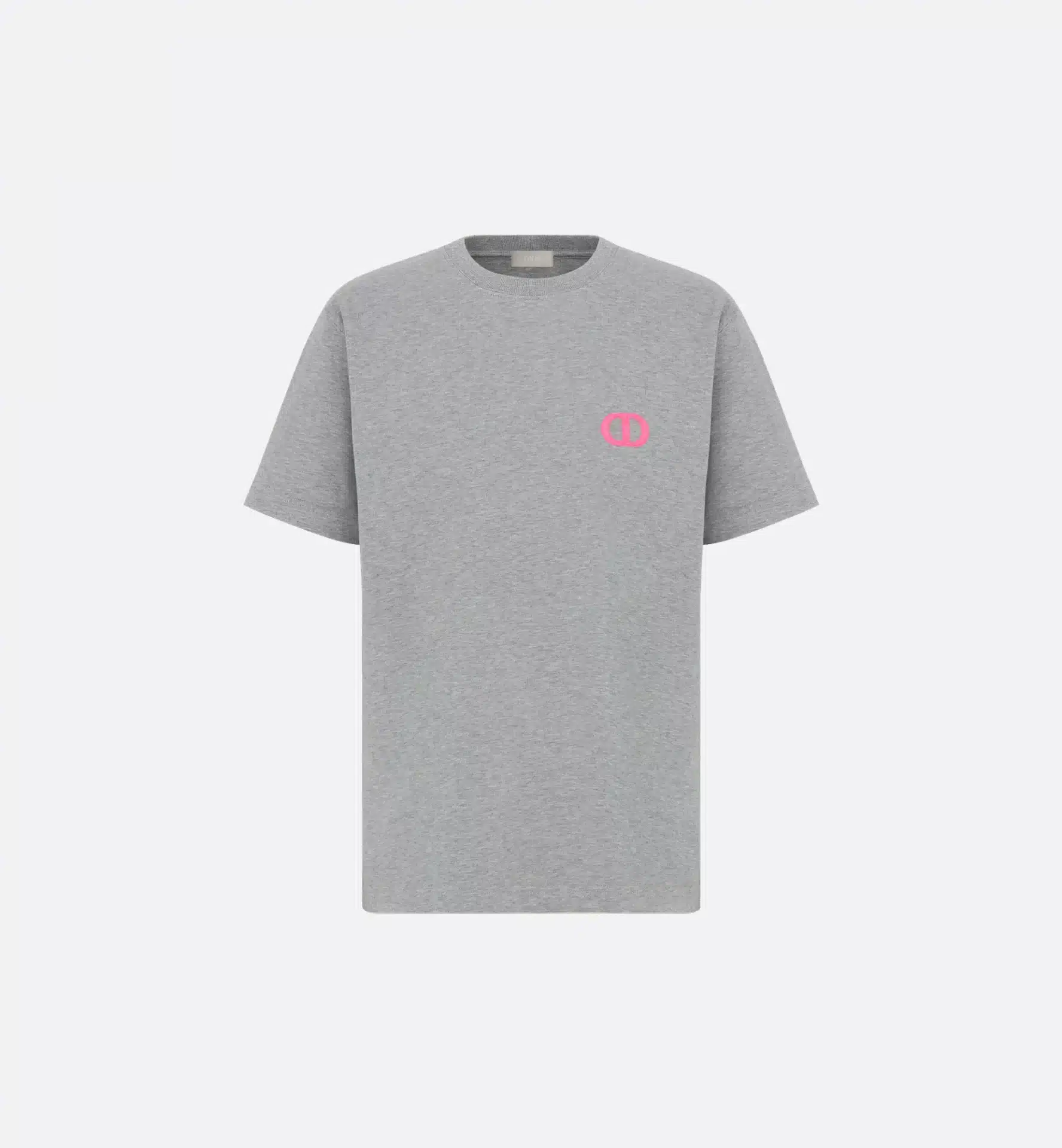 T-shirt streetwear CD Icon jersey coton gris Dior-influensse