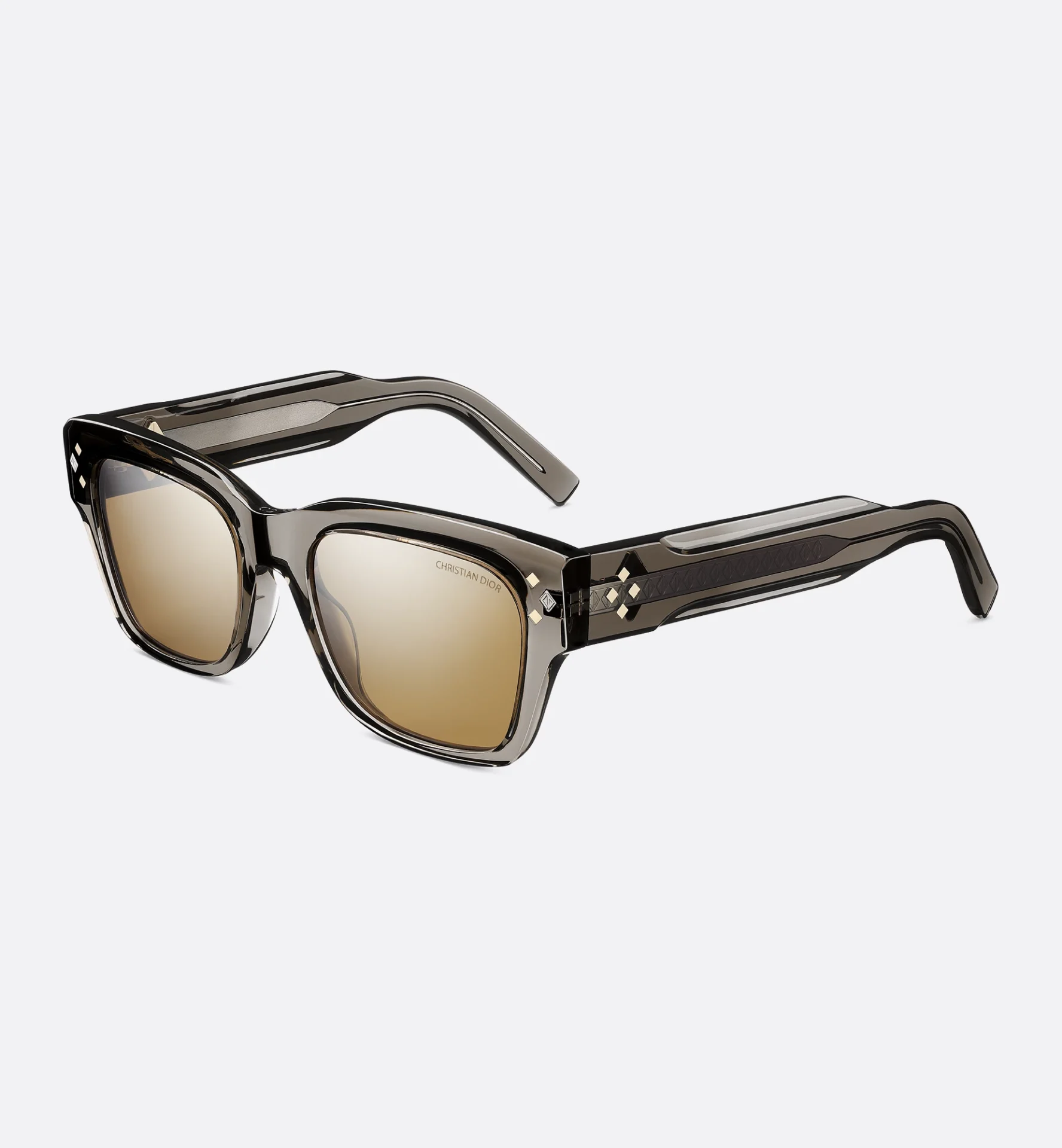 Lunettes de soleil luxe CD Diamond S2I gris transparent Dior-influensse