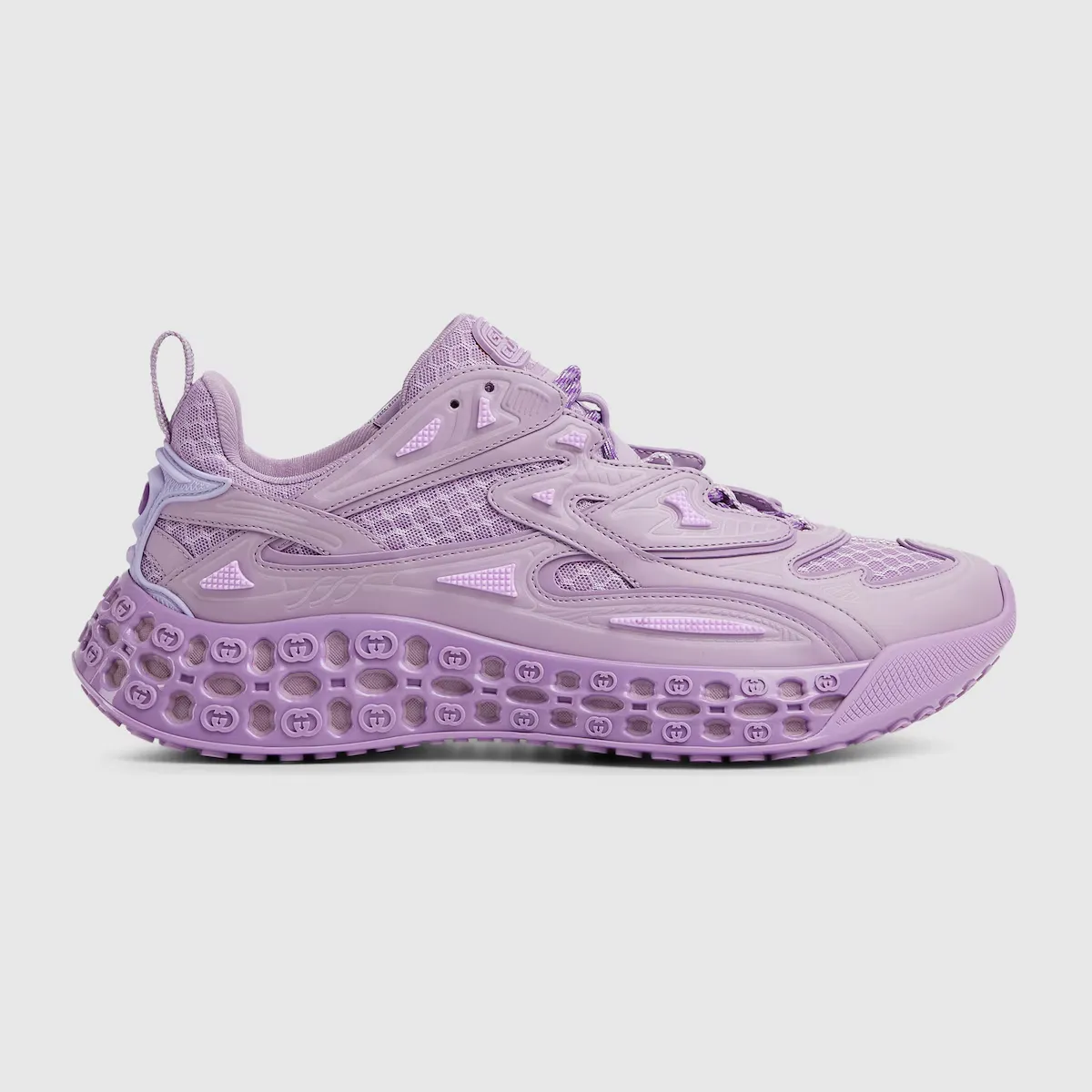 Sneaker Homme luxe Cub3D Demetra mesh violet Gucci-influensse