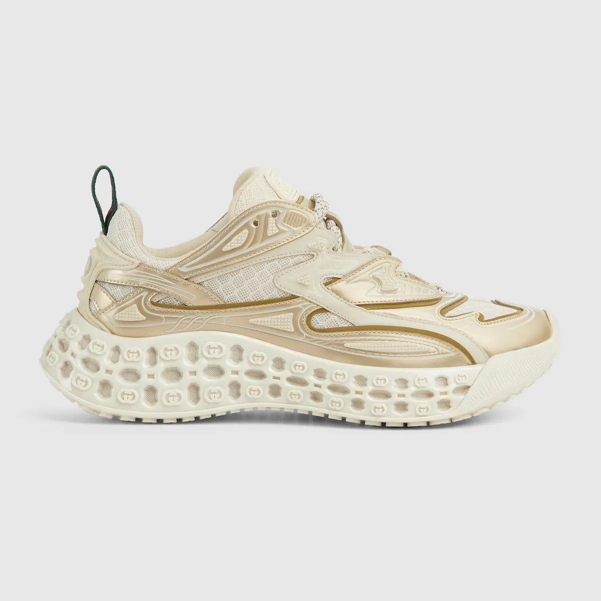 Sneaker Femme luxe Cub3D Demetra mesh platine Gucci-influensse