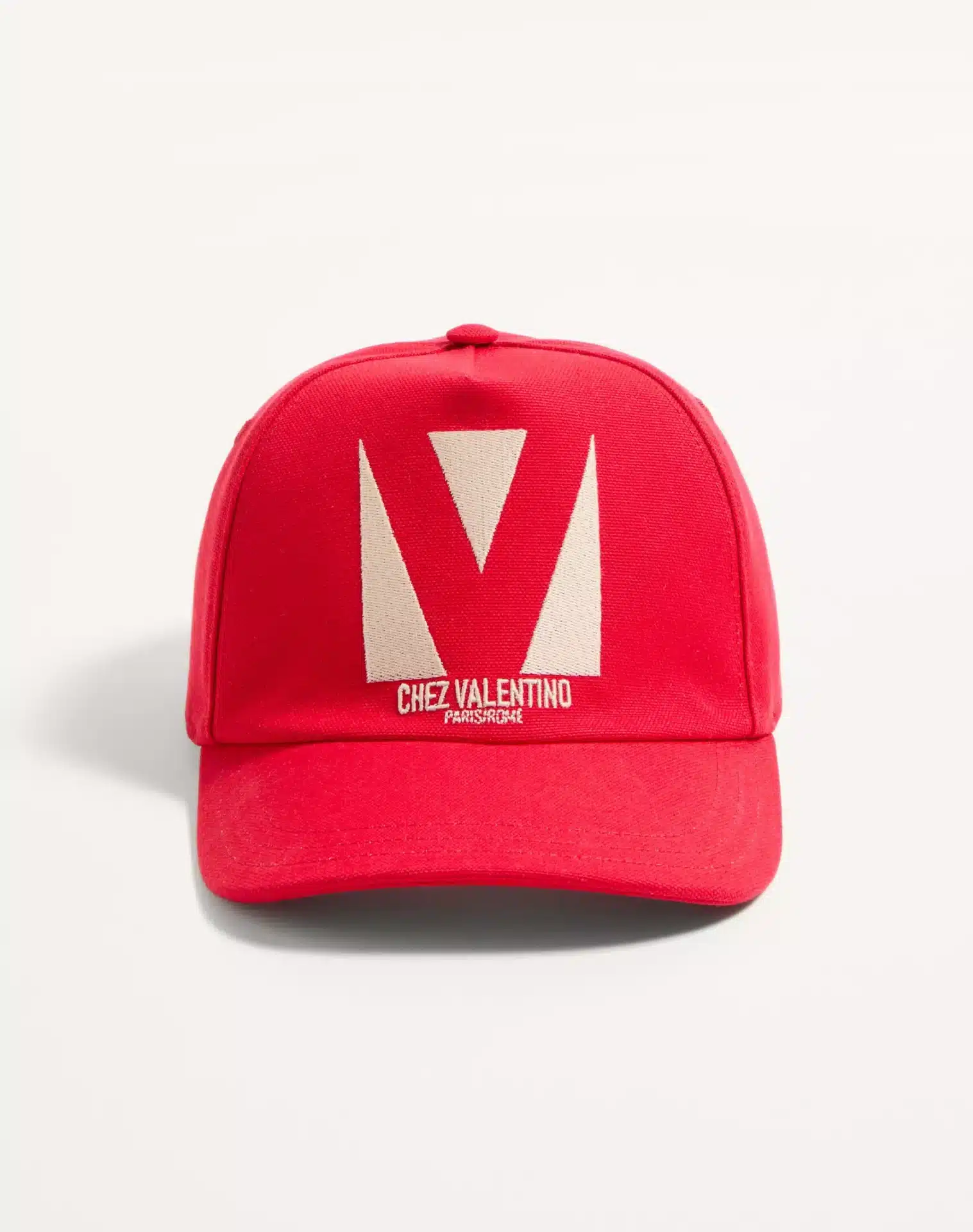 Casquette streetwear luxe Chez Valentino coton rose beurre-influensse