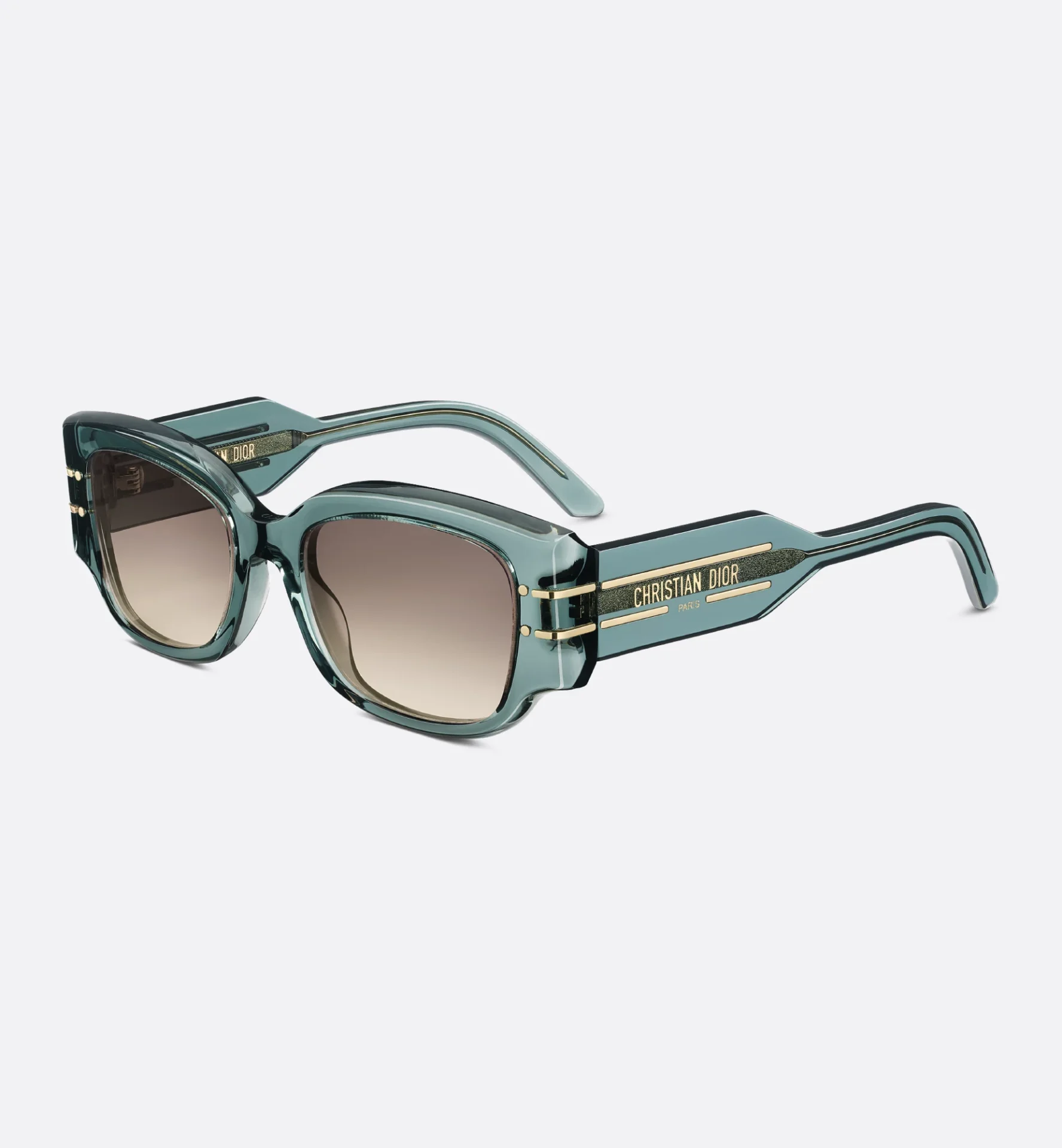 Lunettes de soleil luxe DiorSignature S13I vert d'eau Dior-influensse