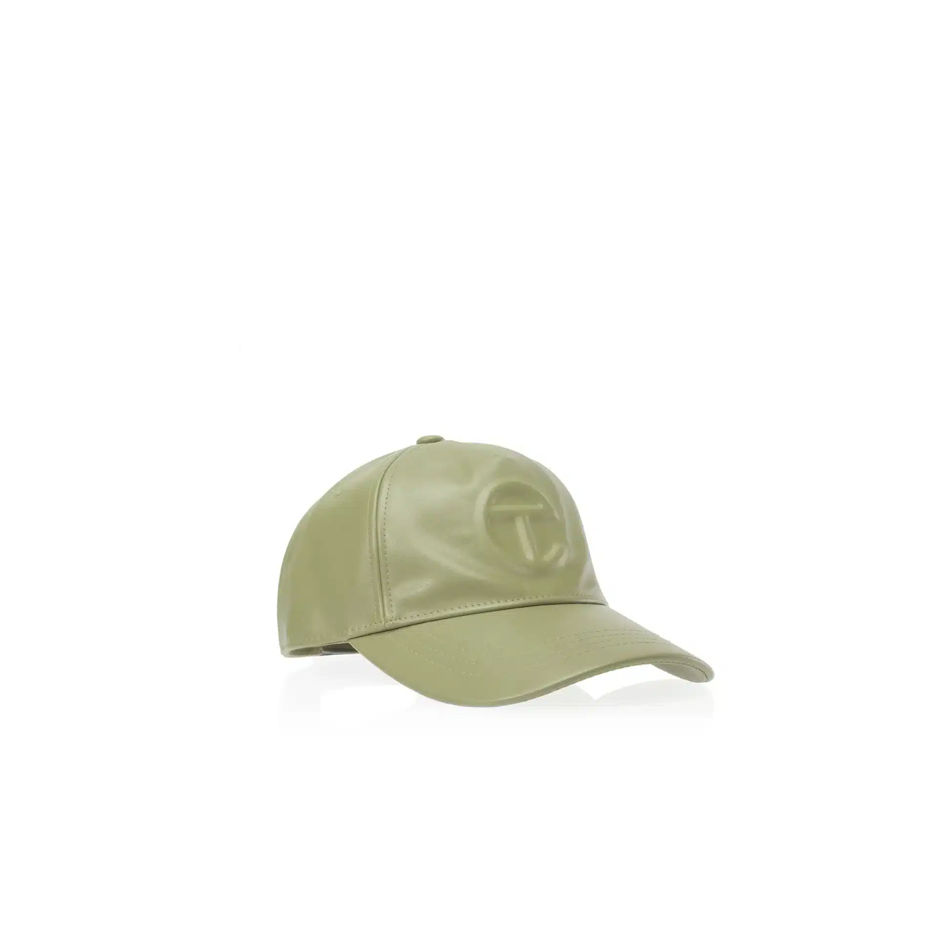 Casquette streetwear logo relief drab Telfar-influensse