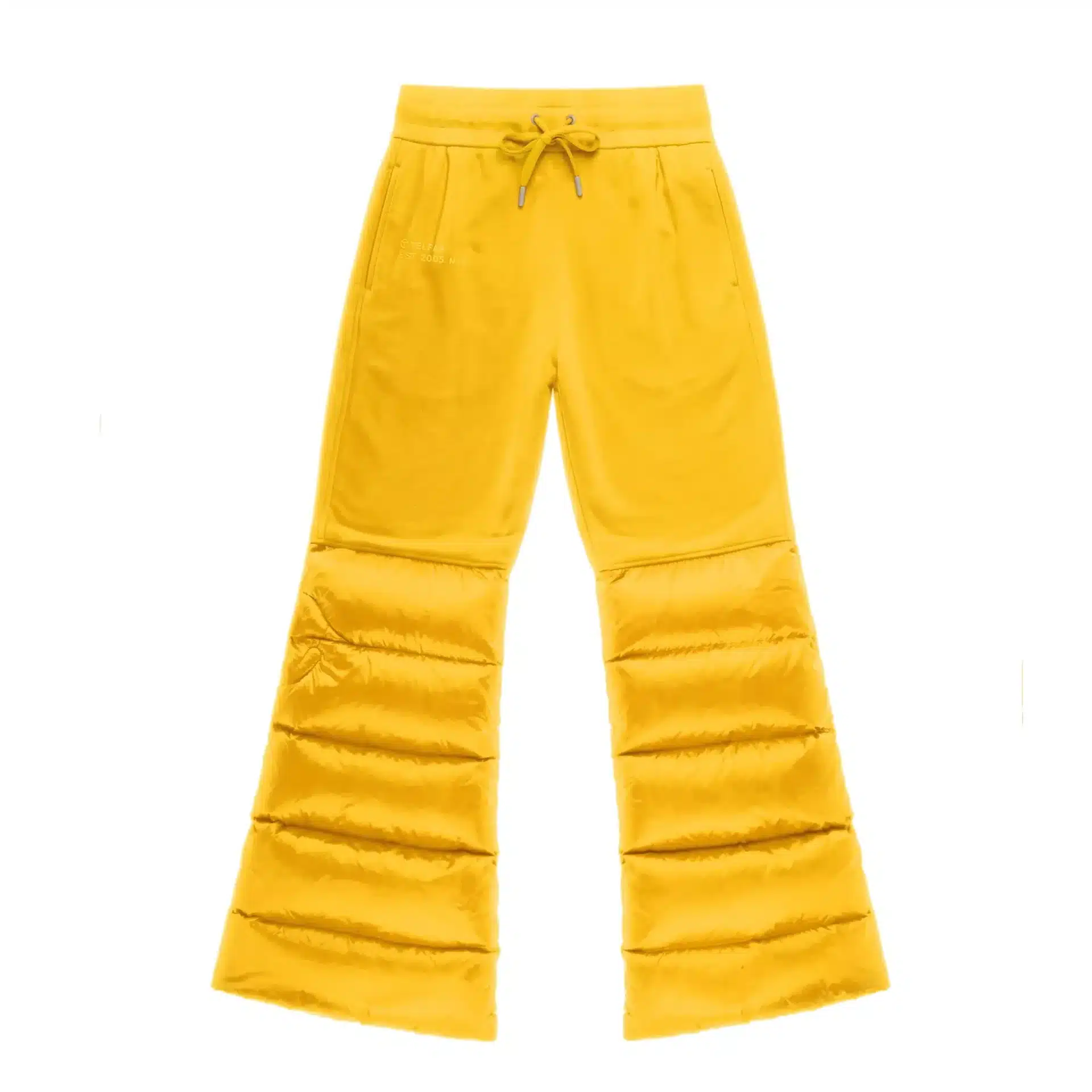 Pantalon survêtement Puff streetwear luxe jaune Telfar-influensse
