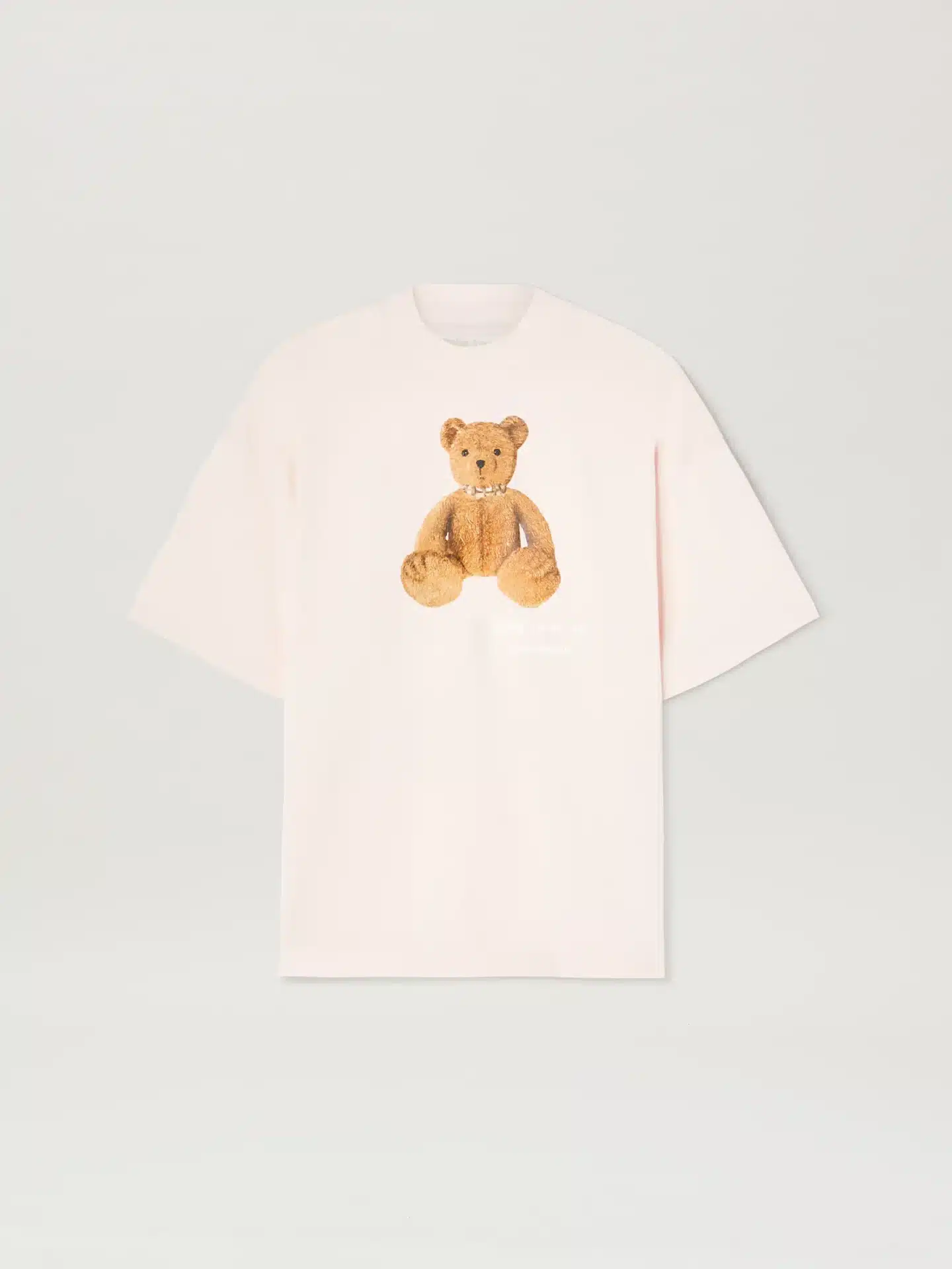 T-shirt oversize Bear in Mind rose doux marron Palm Angels-influensse