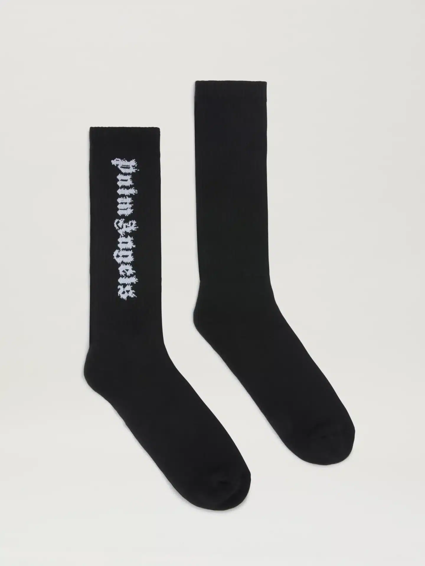 Chaussettes logo Flammes noir blanc Palm Angels-influensse