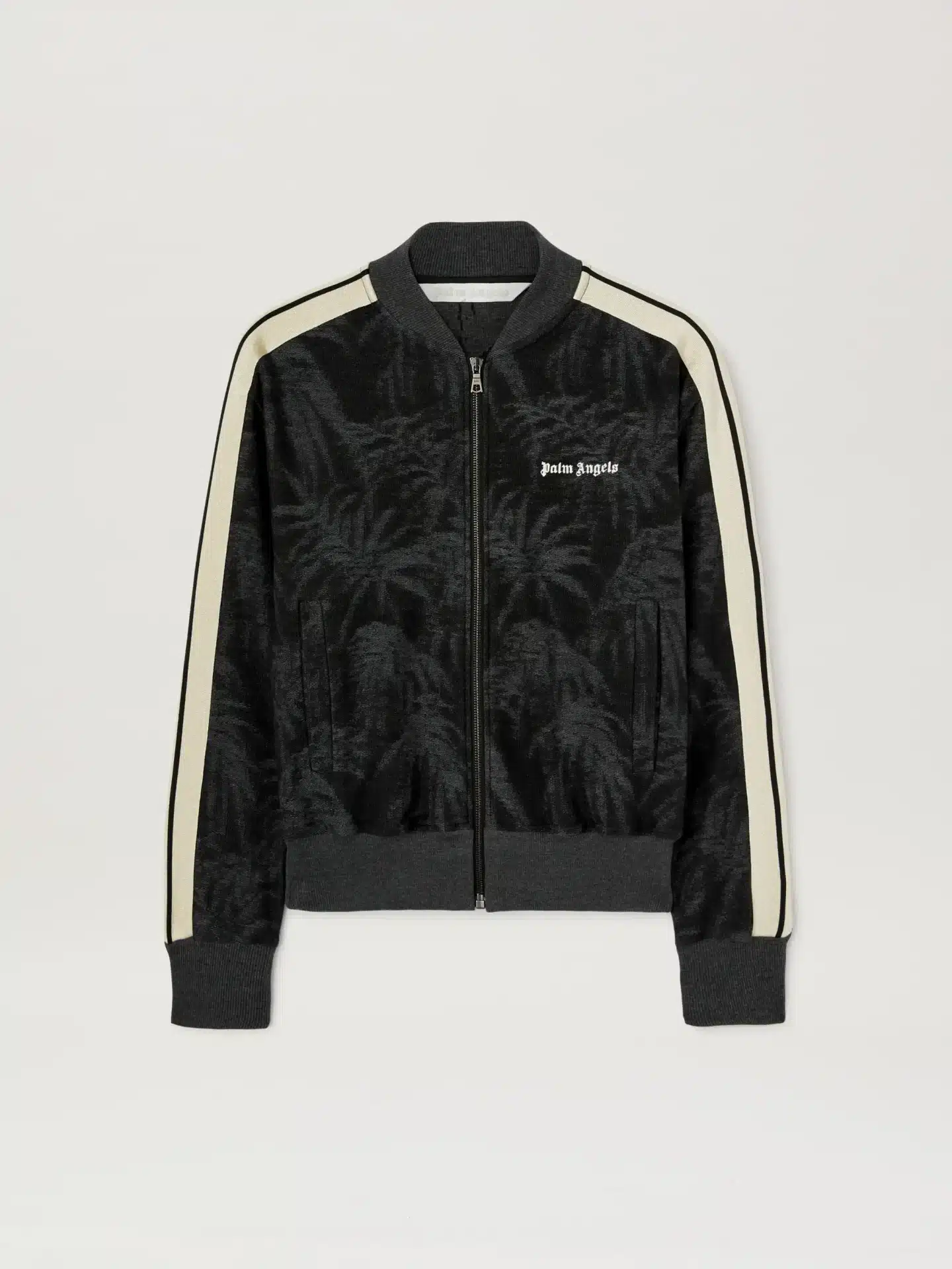 Ensemble survêtement luxe jacquard noir off white Palm Angels-influensse