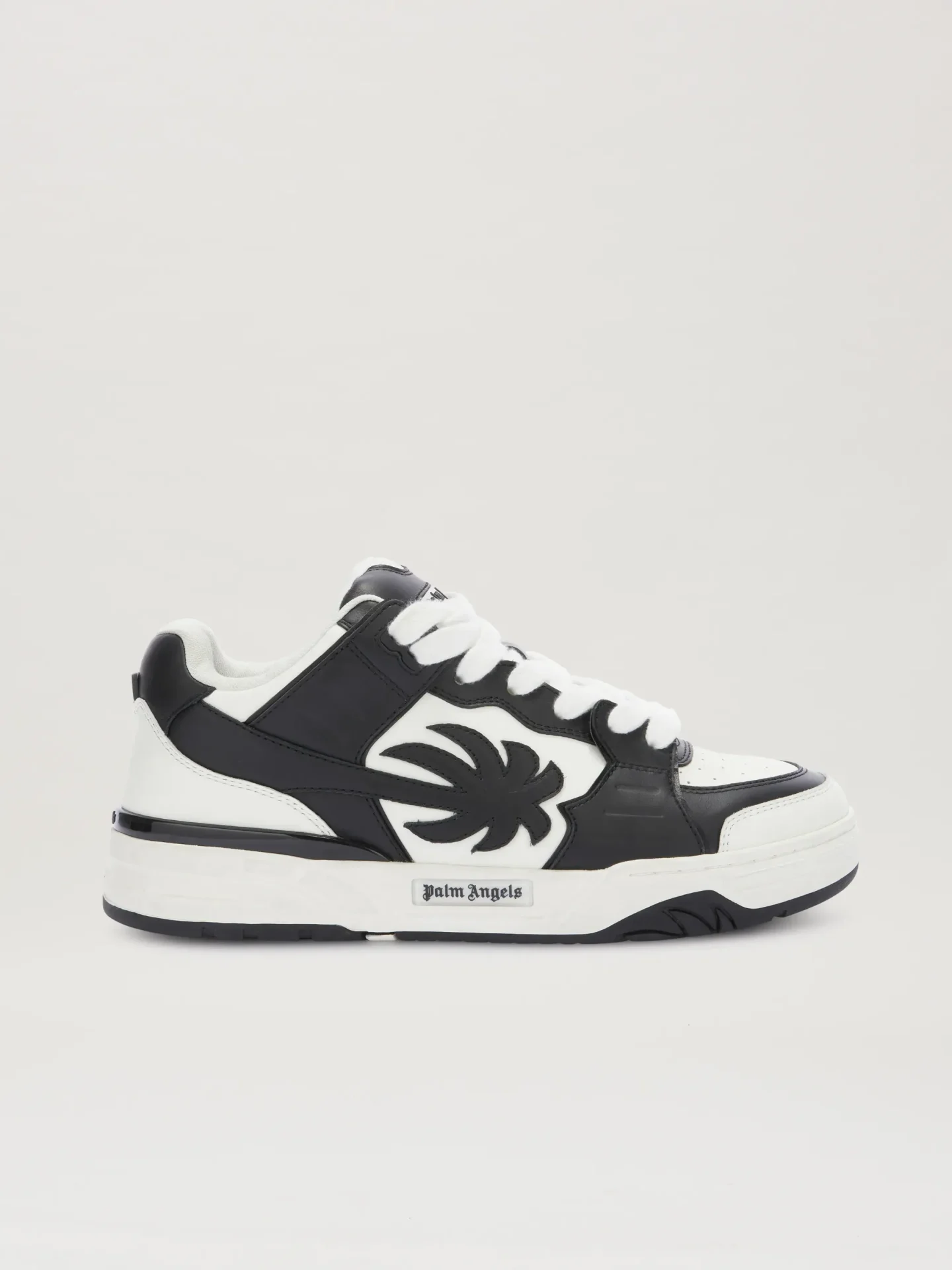 Sneaker Femme Venice cuir blanc noir Palm Angels-influensse