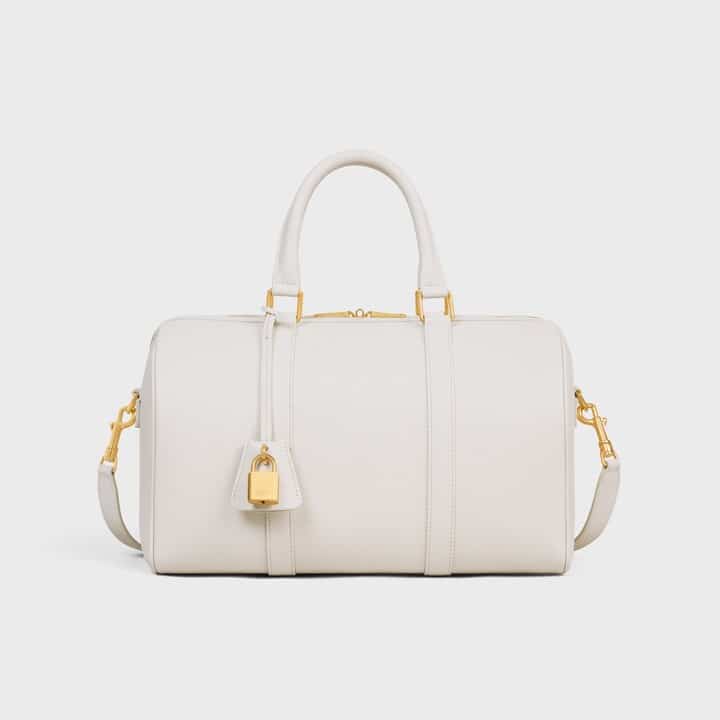Sac à main luxe grand Boston cuir rice Celine-influensse