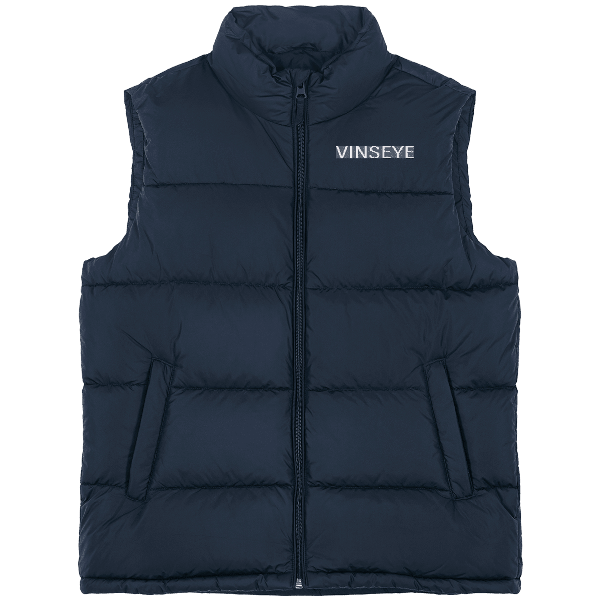 Gilet matelassé Puff recyclé French navy Vinseye plexus-influensse