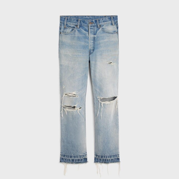 Jeans Wesley westside Denim destroyed wash Celine-influensse