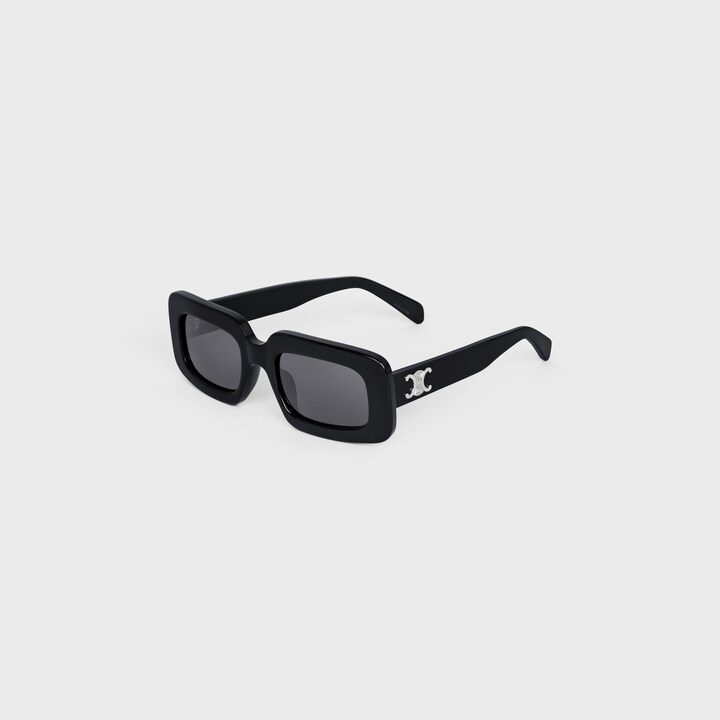 Lunettes de soleil Triomphe Skate 02 acétate noir Celine-influensse