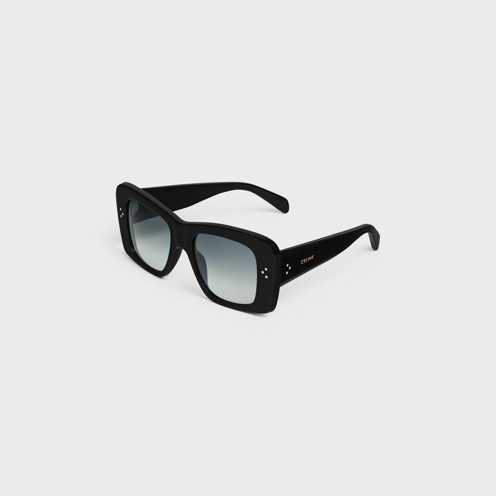 Lunettes de soleil Square S321 acétate noir Celine-influensse