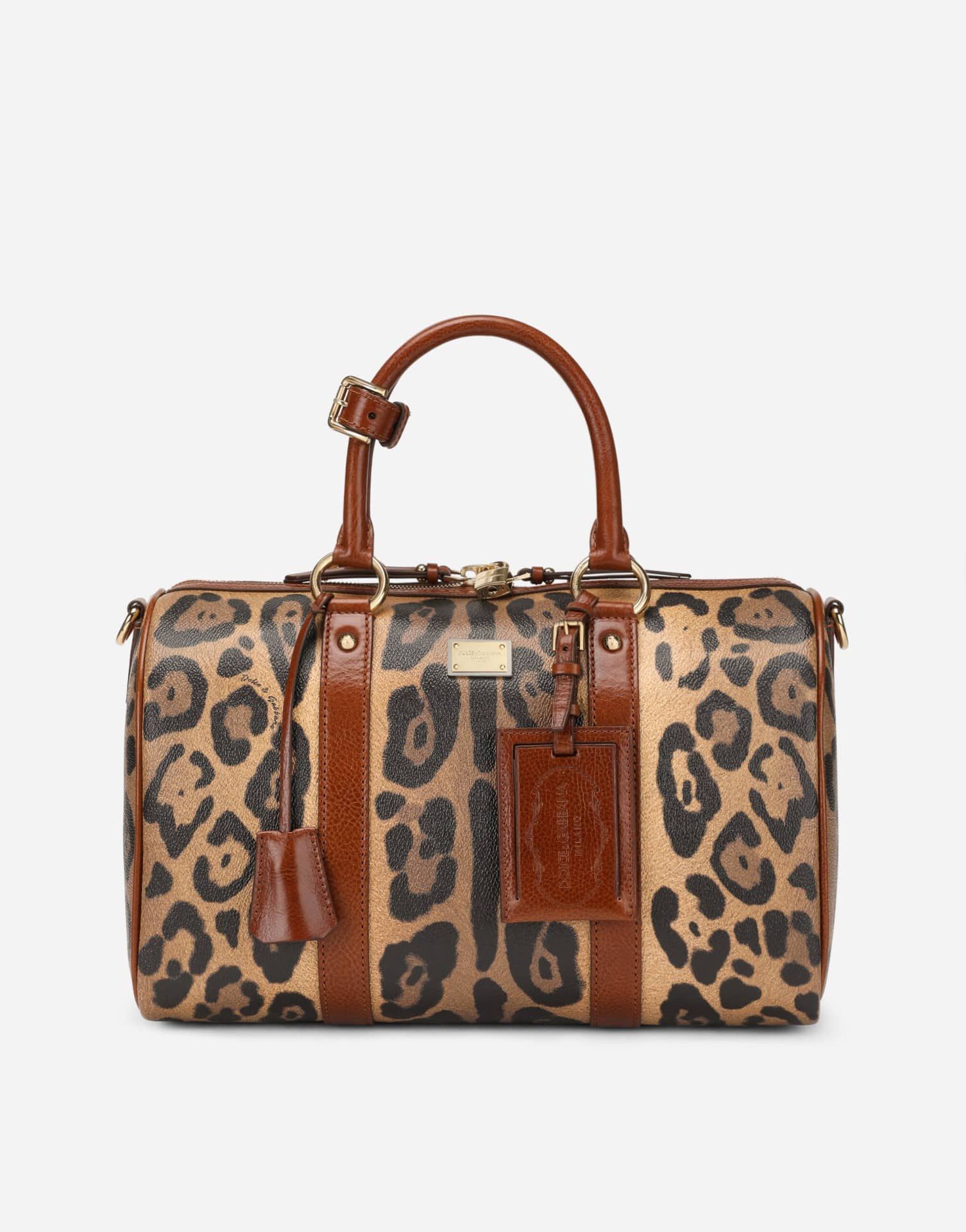 Sac à main Crespo plaque griffée léopard Dolce & Gabbana-influensse