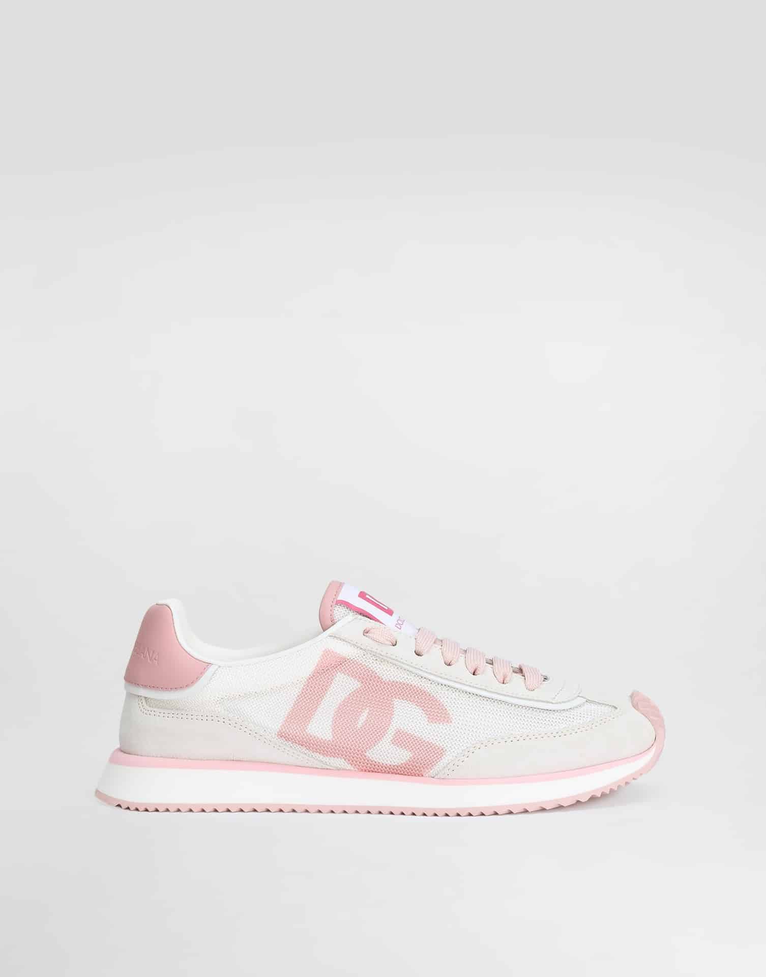 Sneakers Femme DG CUSHION blanc rose Dolce & Gabbana-influensse