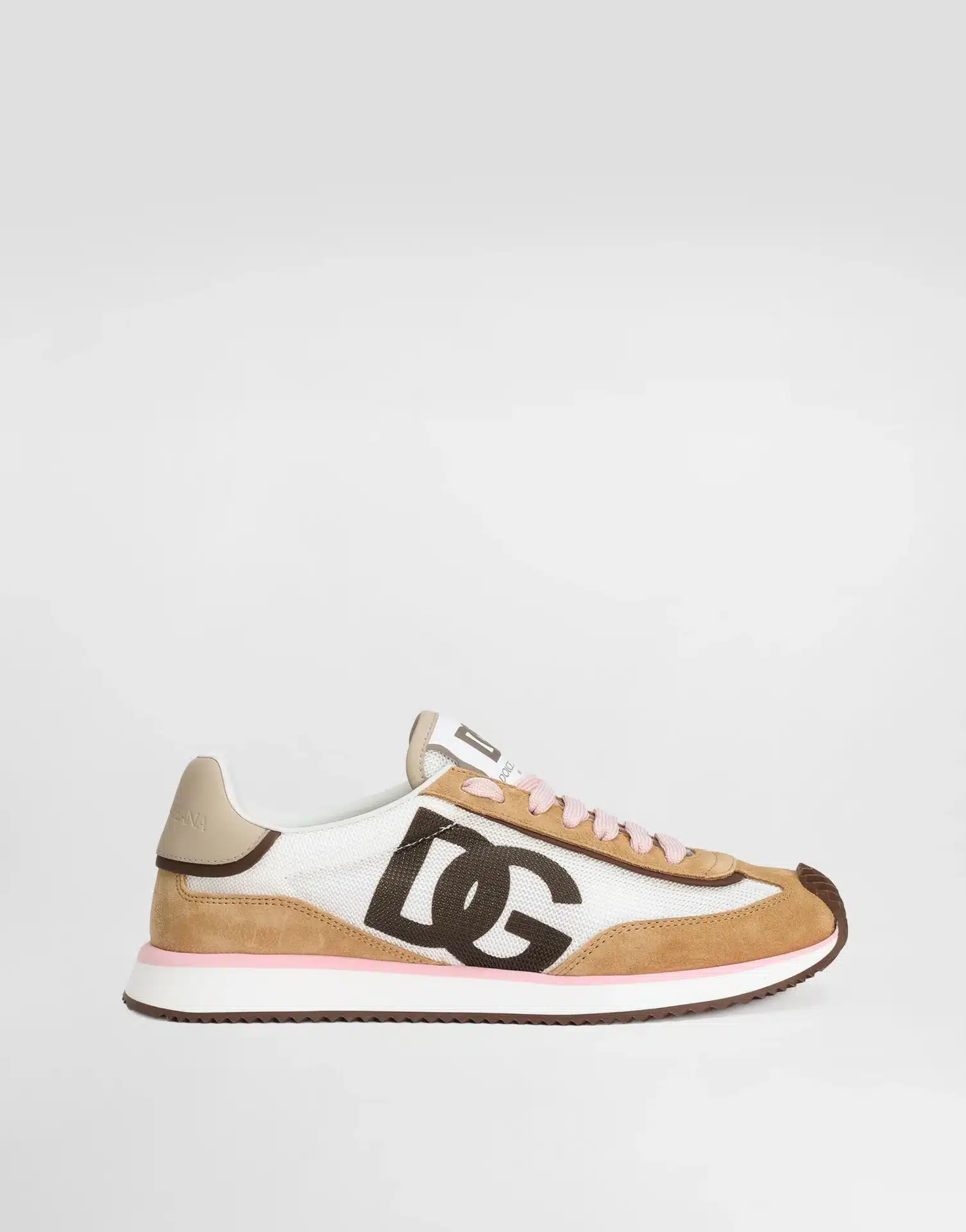 Sneakers Femme DG CUSHION blanc beige Dolce & Gabbana-influensse