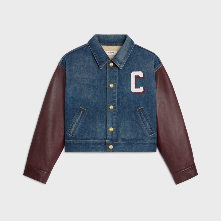 Veste denim dark union wash Celine Paris-influensse