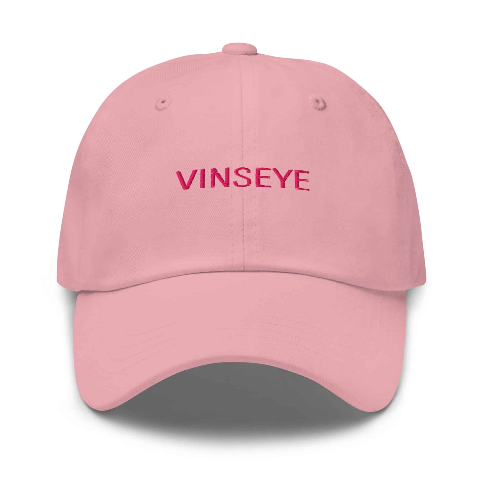Casquette luxe logo rose flamingo Vinseye-influensse