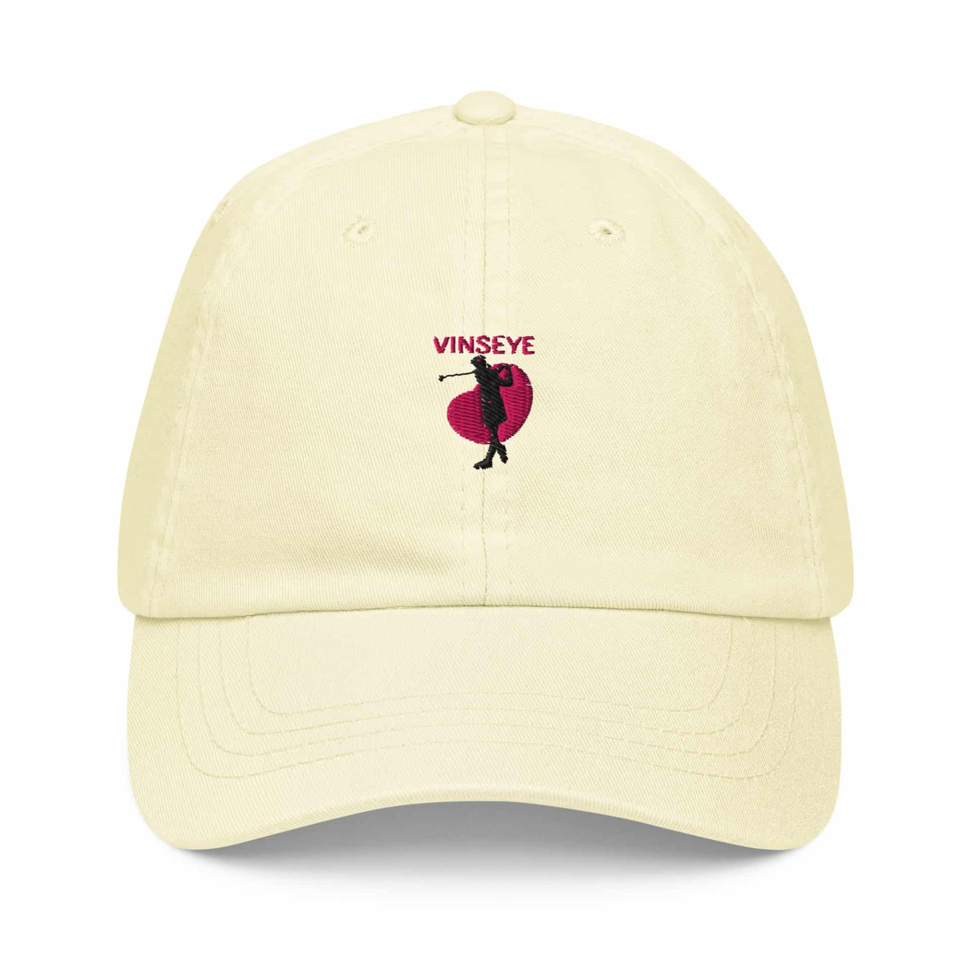 Casquette baseball luxe lady street golfer pastel lemon Vinseye-influensse