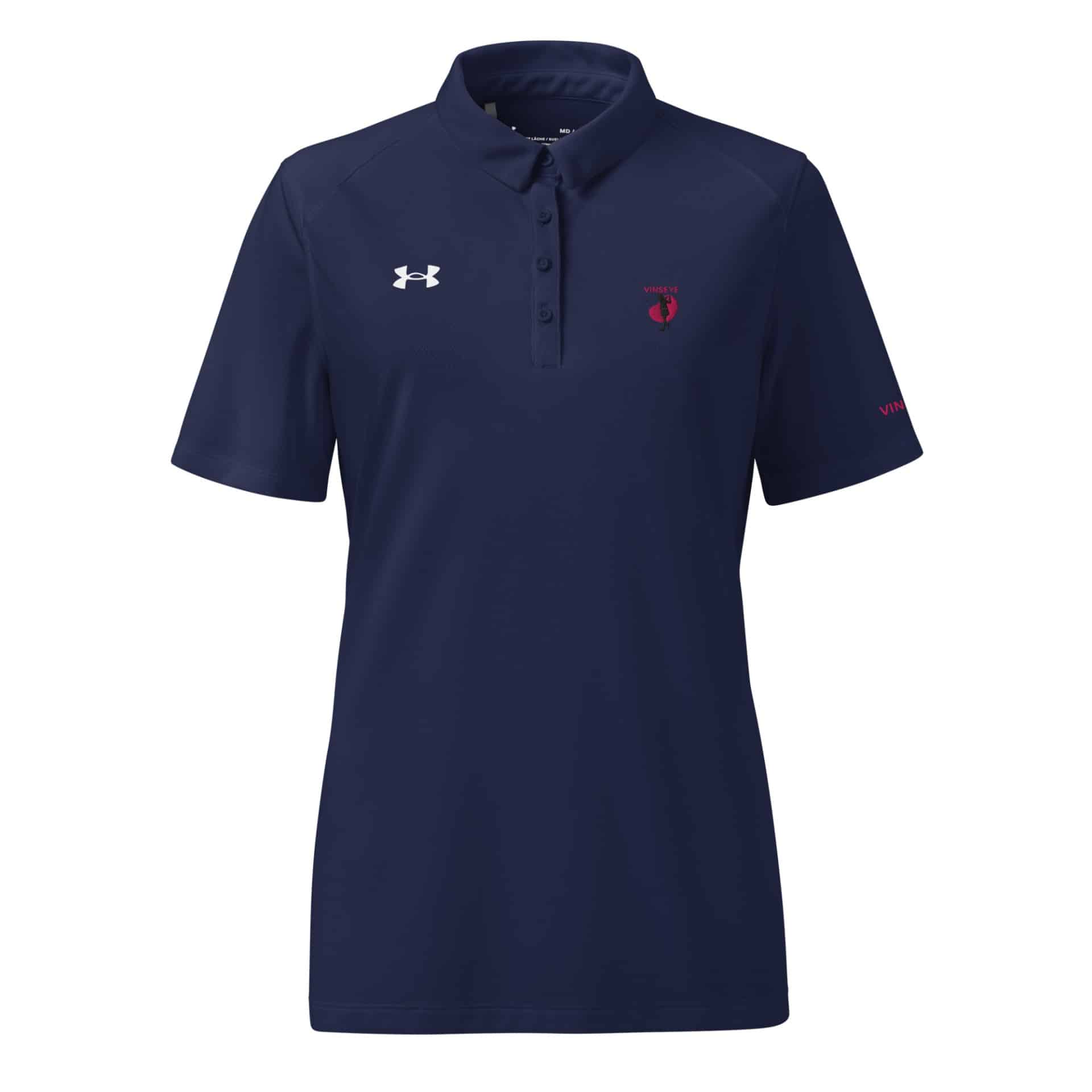 Polo Lady Street Golfer bleu marine Vinseye x Under Armour-influensse