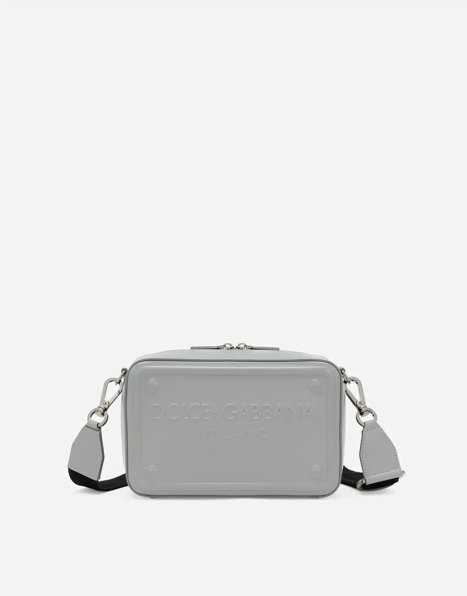 Sac à bandoulière Milano cuir gris Dolce&Gabbana-influensse
