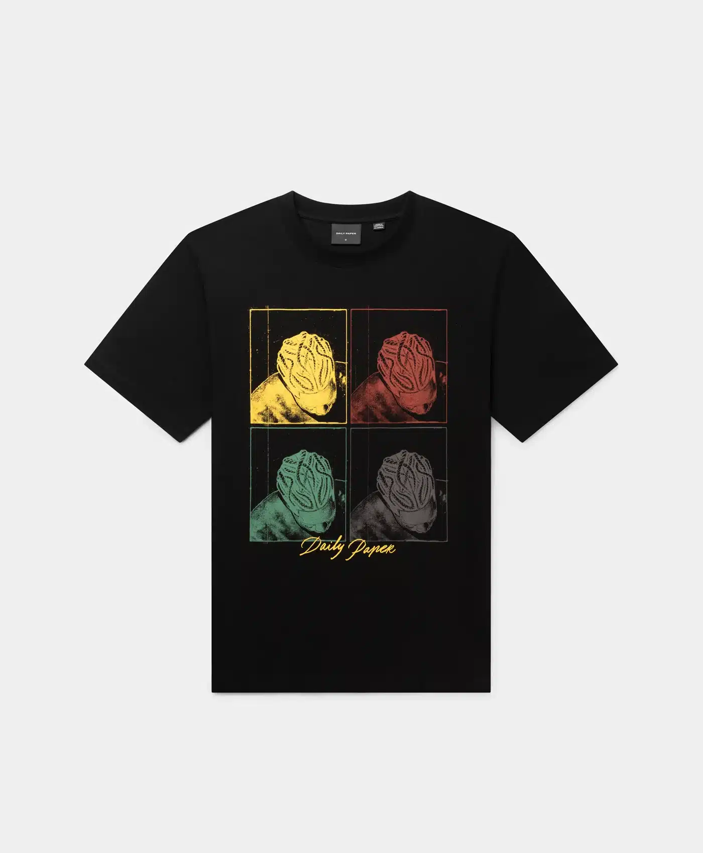 Tee-shirt Frame Coton noir Daily Paper-influensse