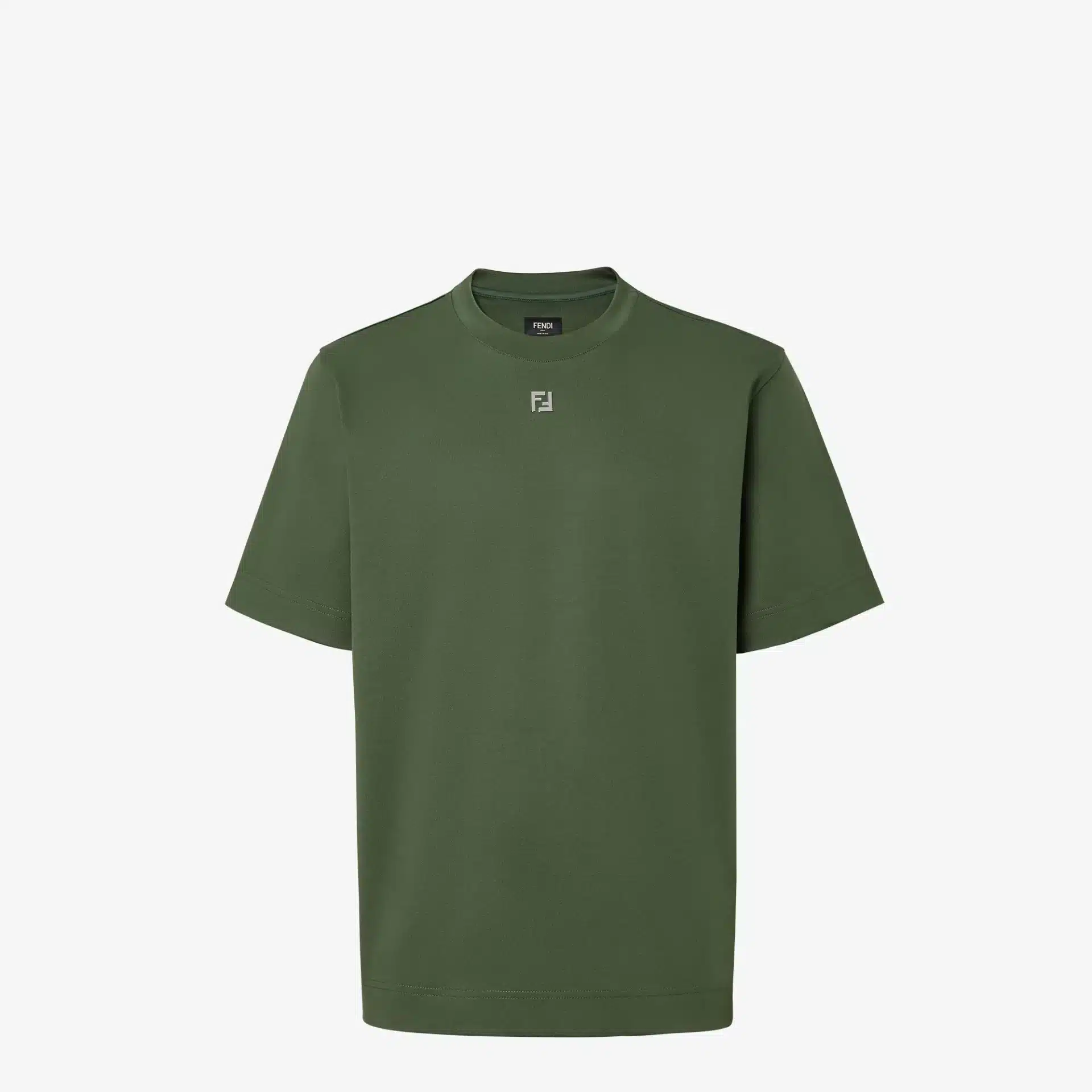 T-shirt oversize coton vert Fendi-influensse