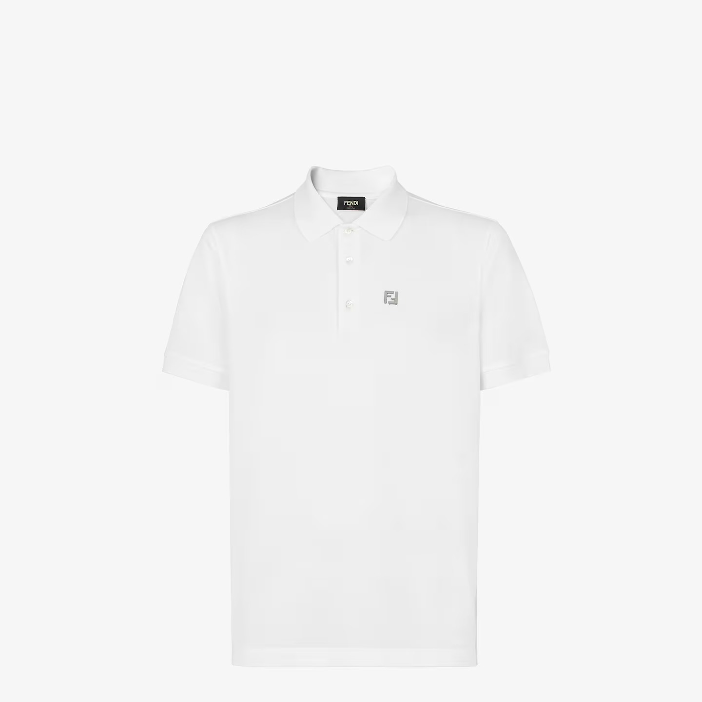 Polo coton blanc Fendi-influensse