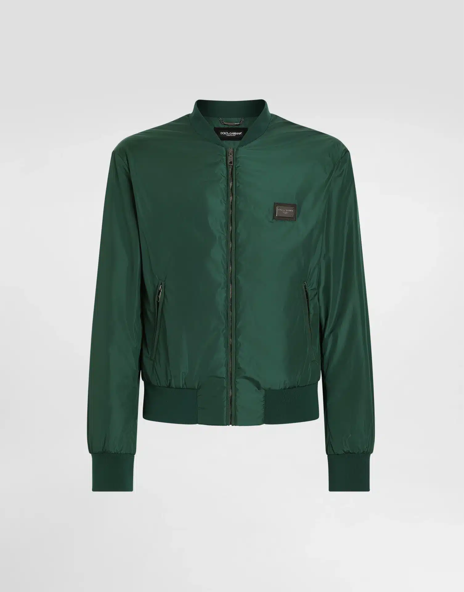 Veste étiquette nylon vert Dolce&Gabbana-influensse