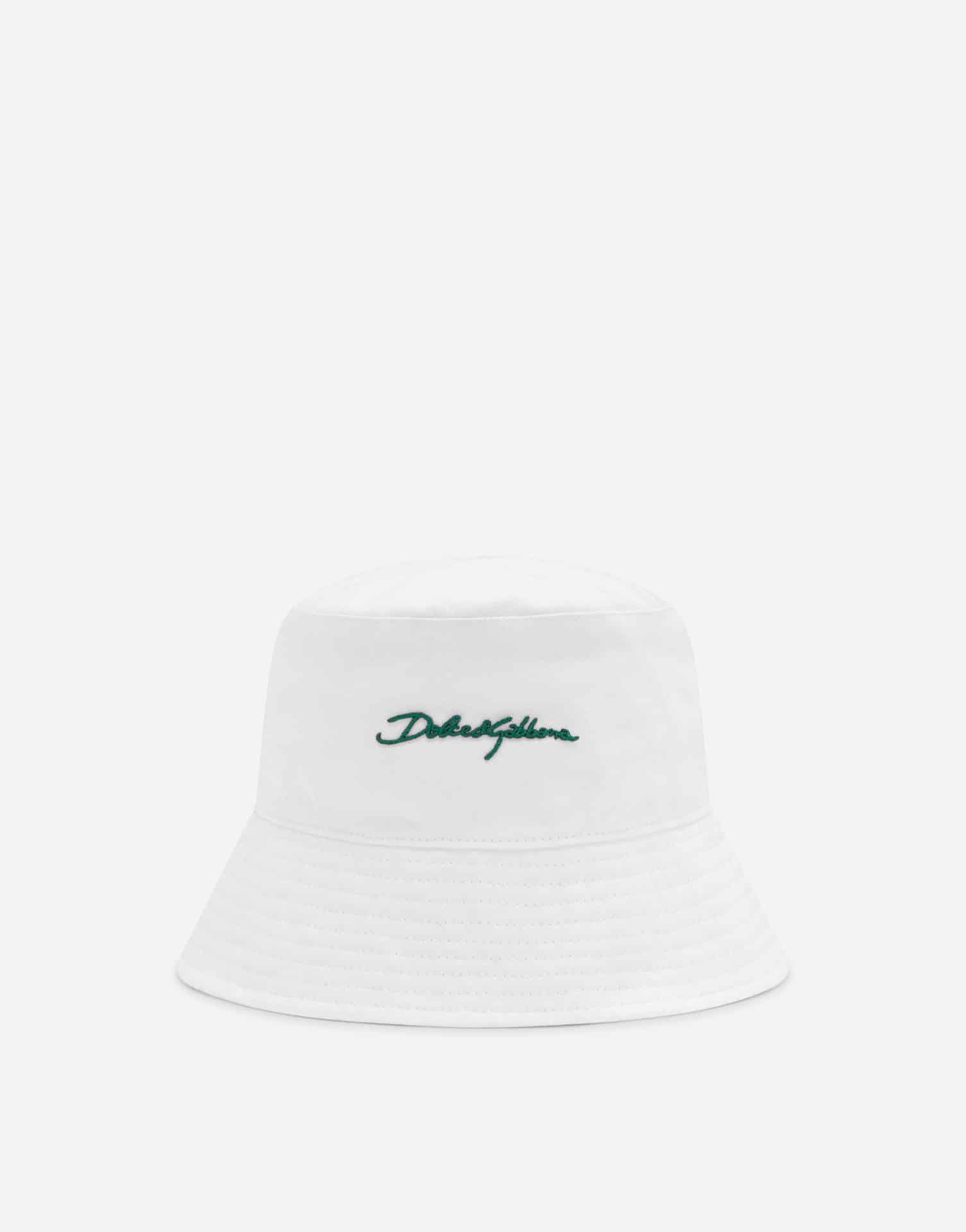 Bob logo Signature coton blanc Dolce&Gabbana-influensse