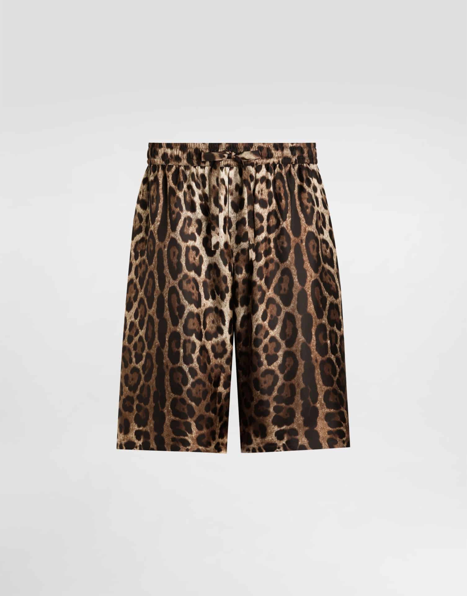 Short Homme soie léopard Dolce&Gabbana-influensse