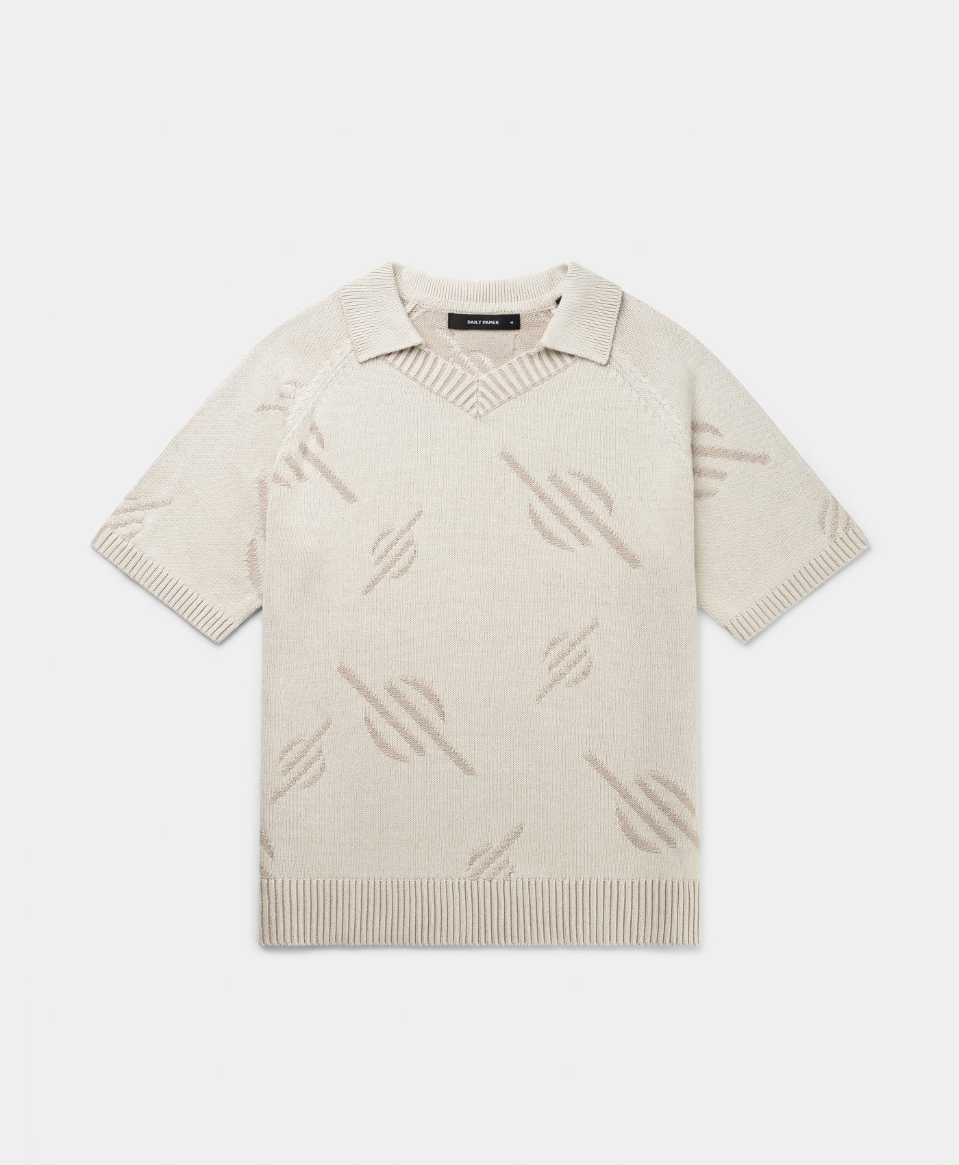 Polo maille monogramme Gardenia Daily Paper-influensse