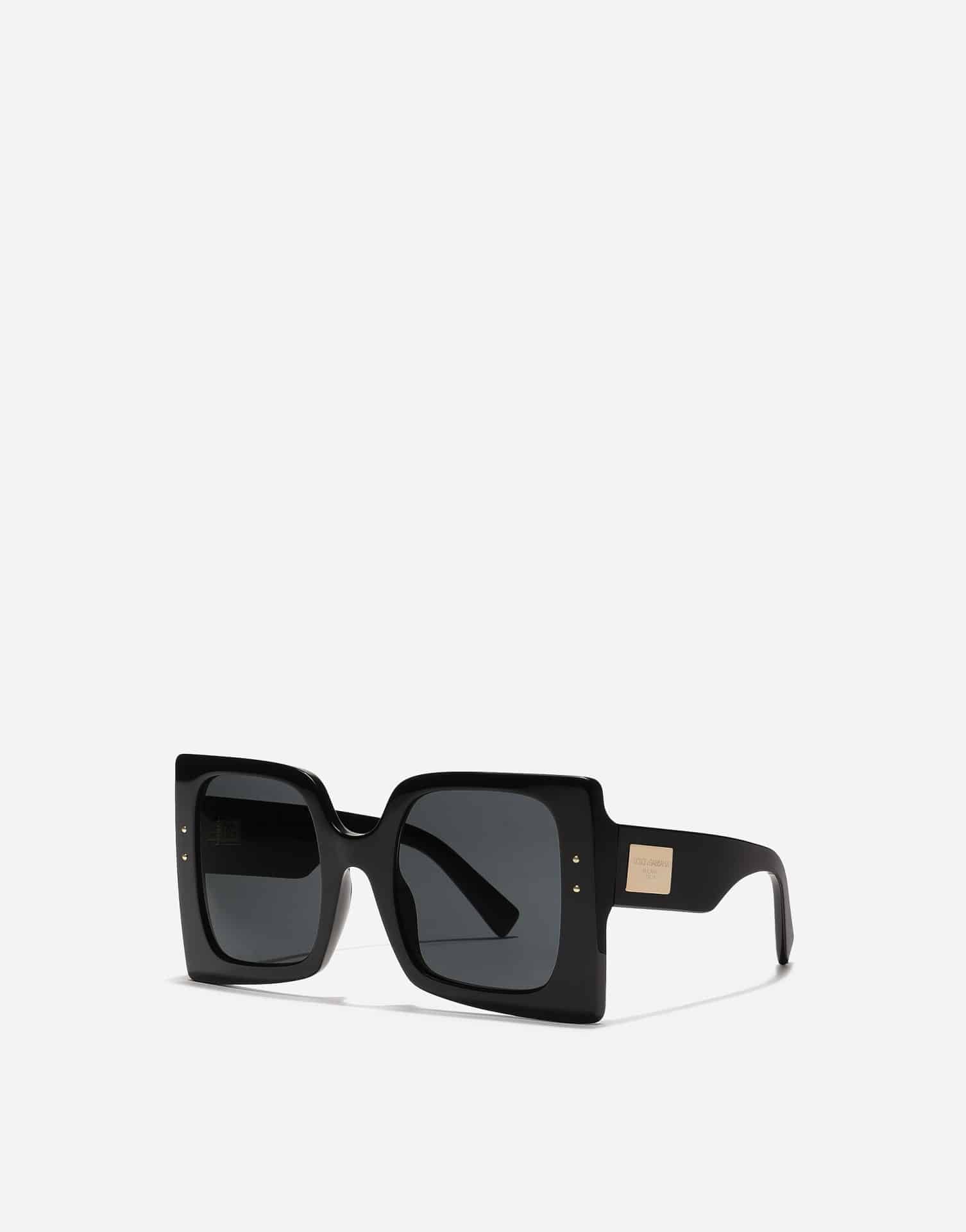 Lunettes de soleil ADN acétate noir Dolce&Gabbana-influensse
