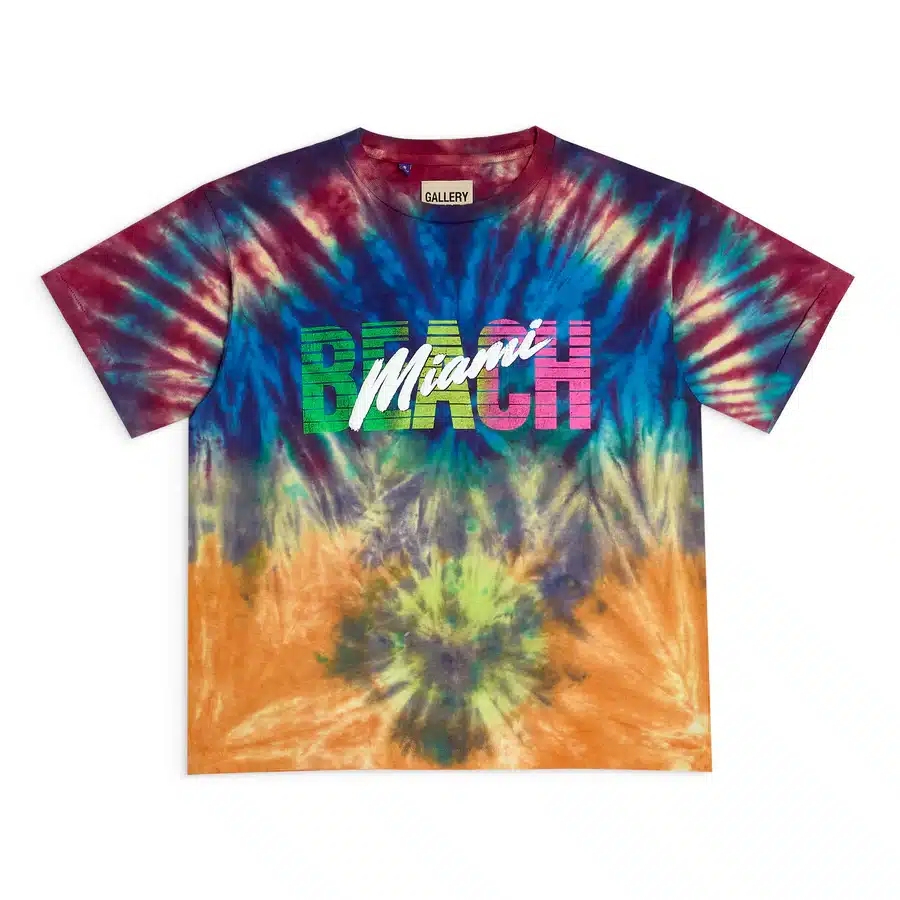 T-shirt Femme Miami Beach Tie dye multicolor Gallery Dept.-influensse