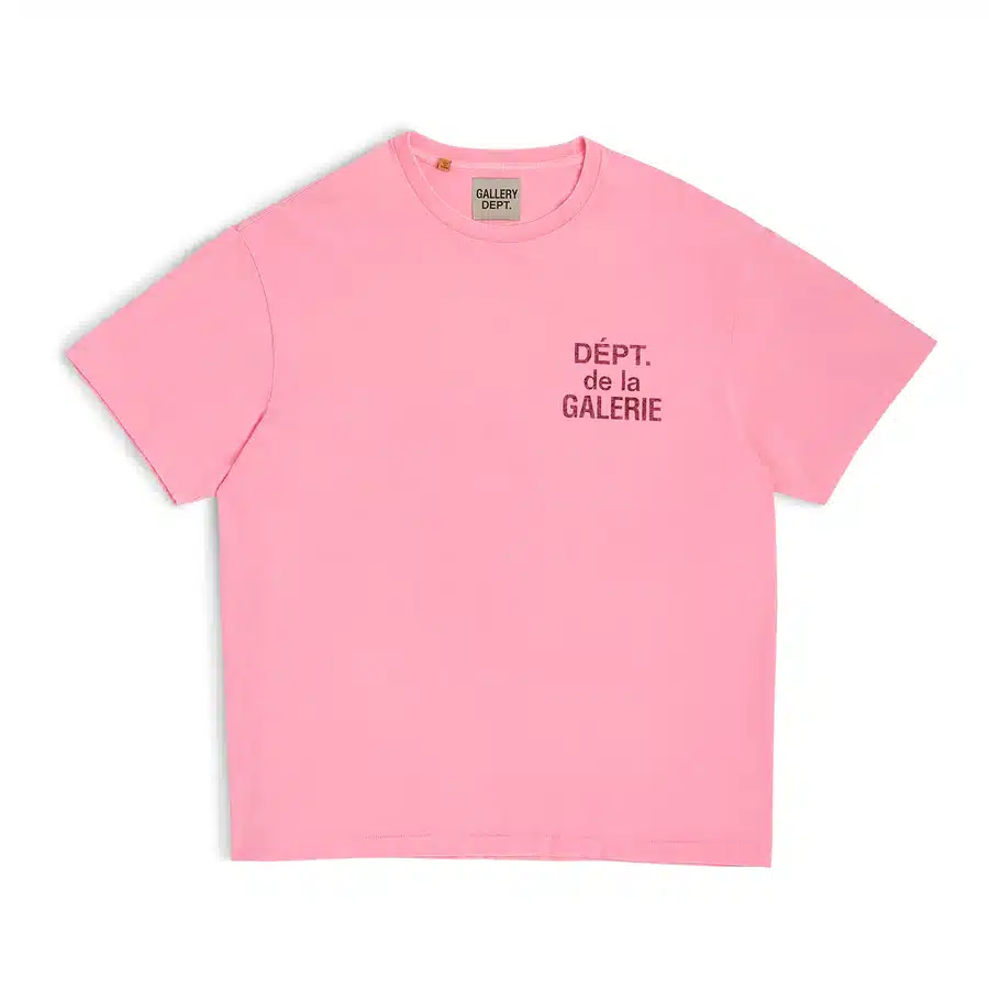 Tee French rose fluo Gallery Dept.-influensse