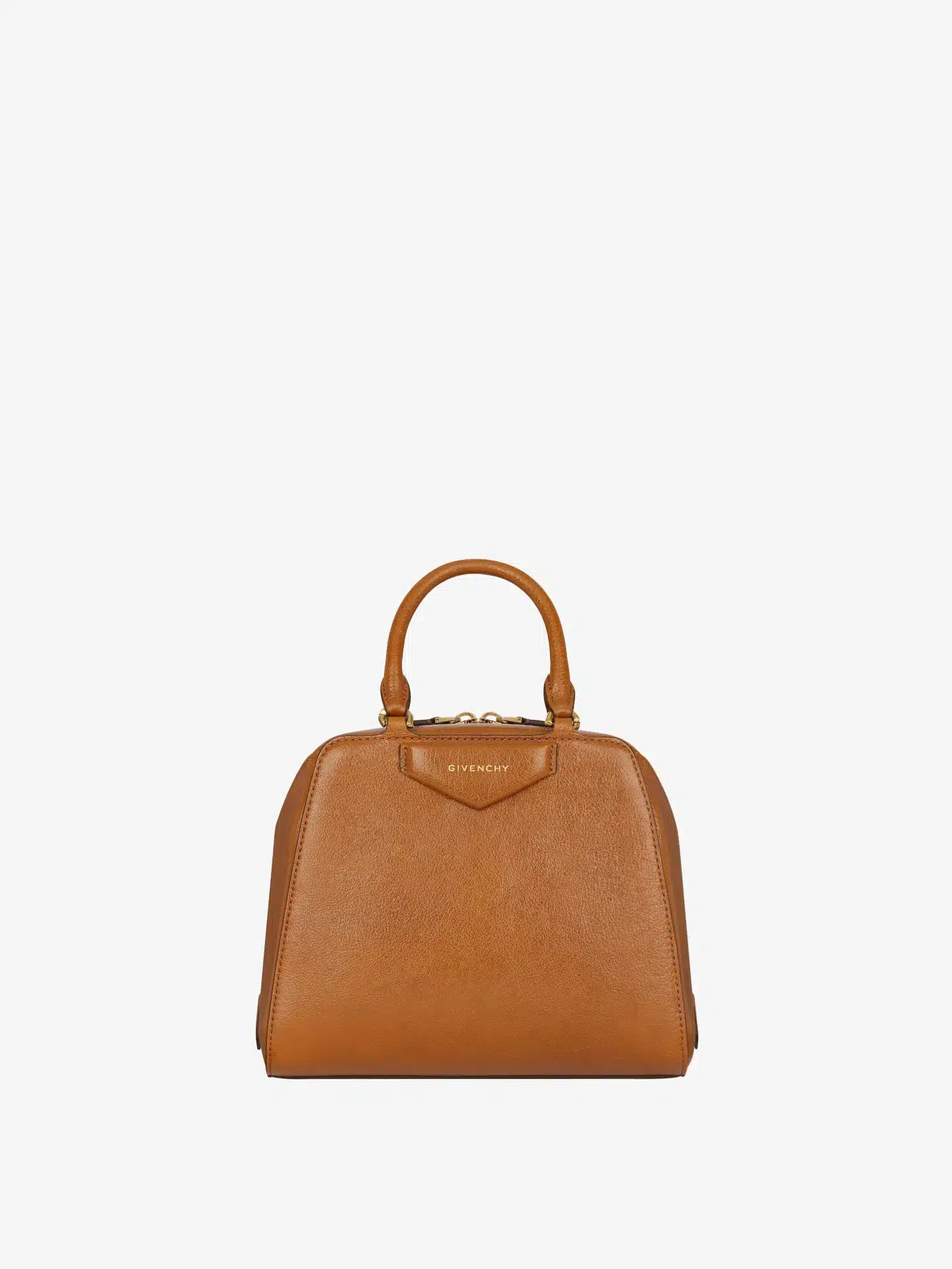 Sac à bandoulière Antigona Cube mini cuir tan doux Givenchy-influensse