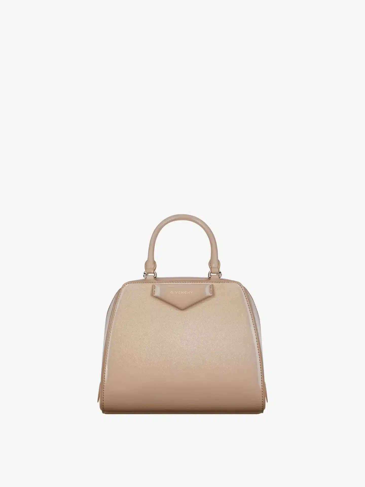 Sac à bandoulière Antigona Cube mini cuir peau nacré Givenchy-influensse
