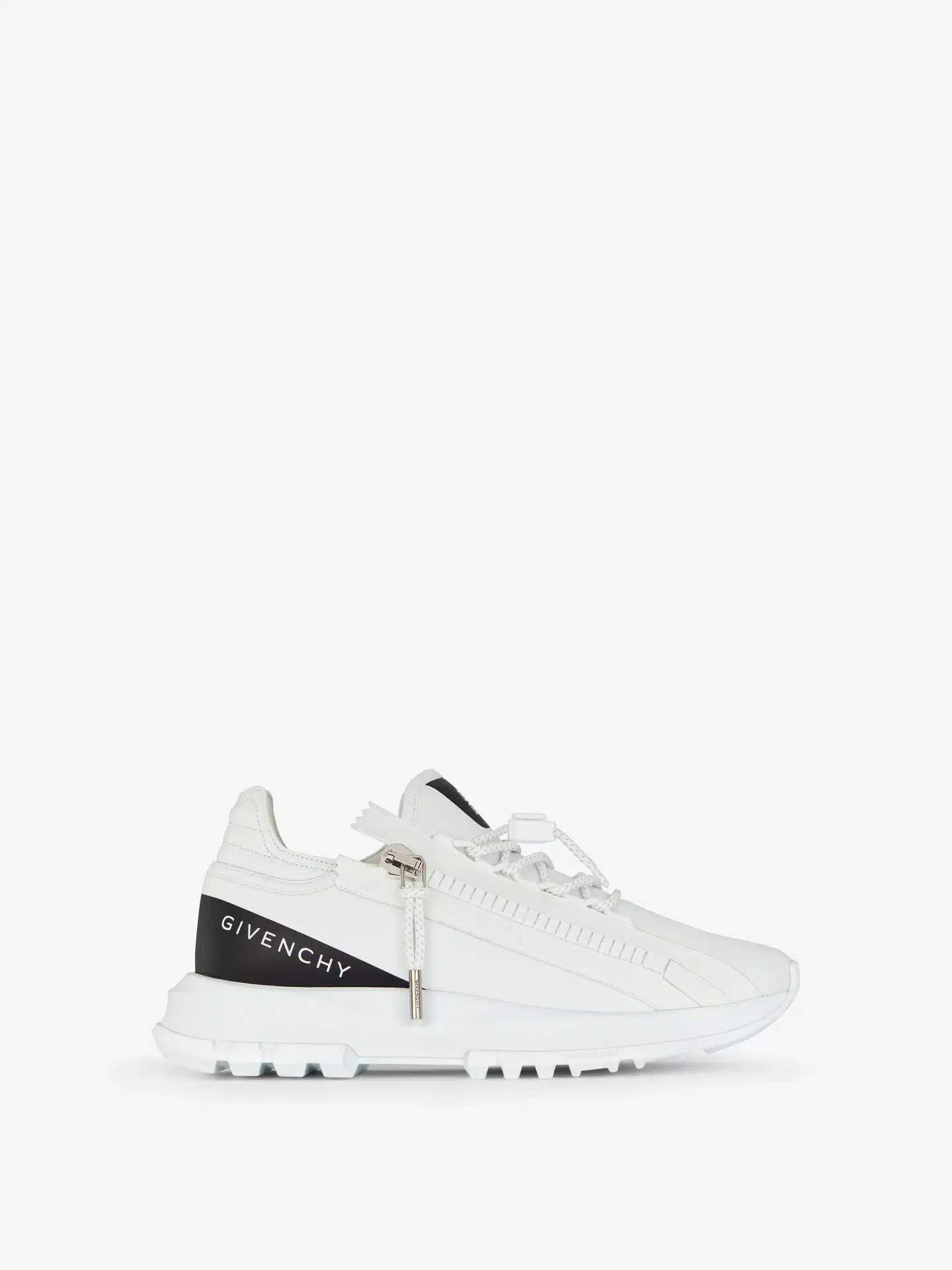 Sneakers Runners Spectre cuir blanc noir Givenchy-influensse