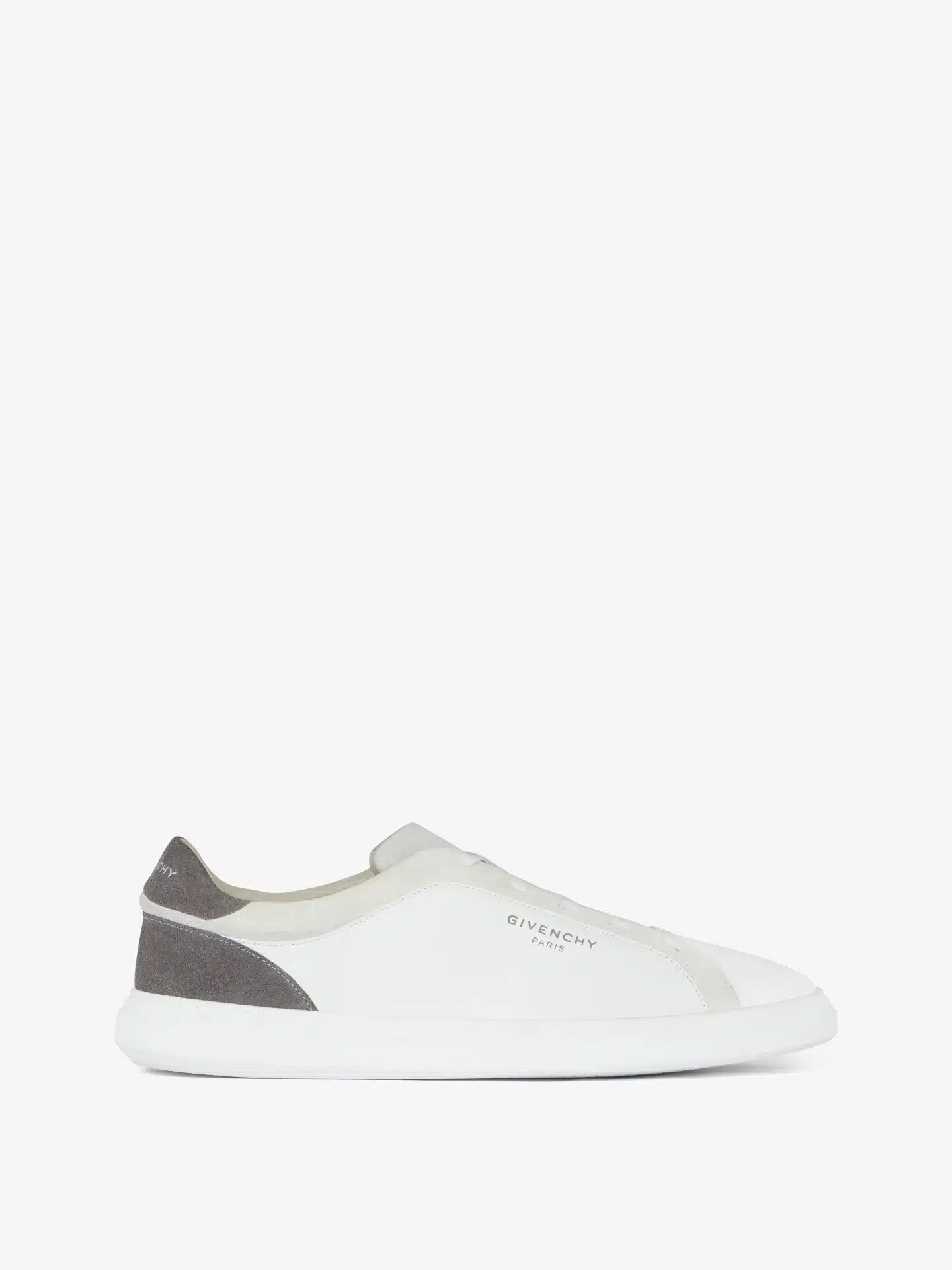 Sneakers G Set cuir suede blanc gris Givenchy-influensse