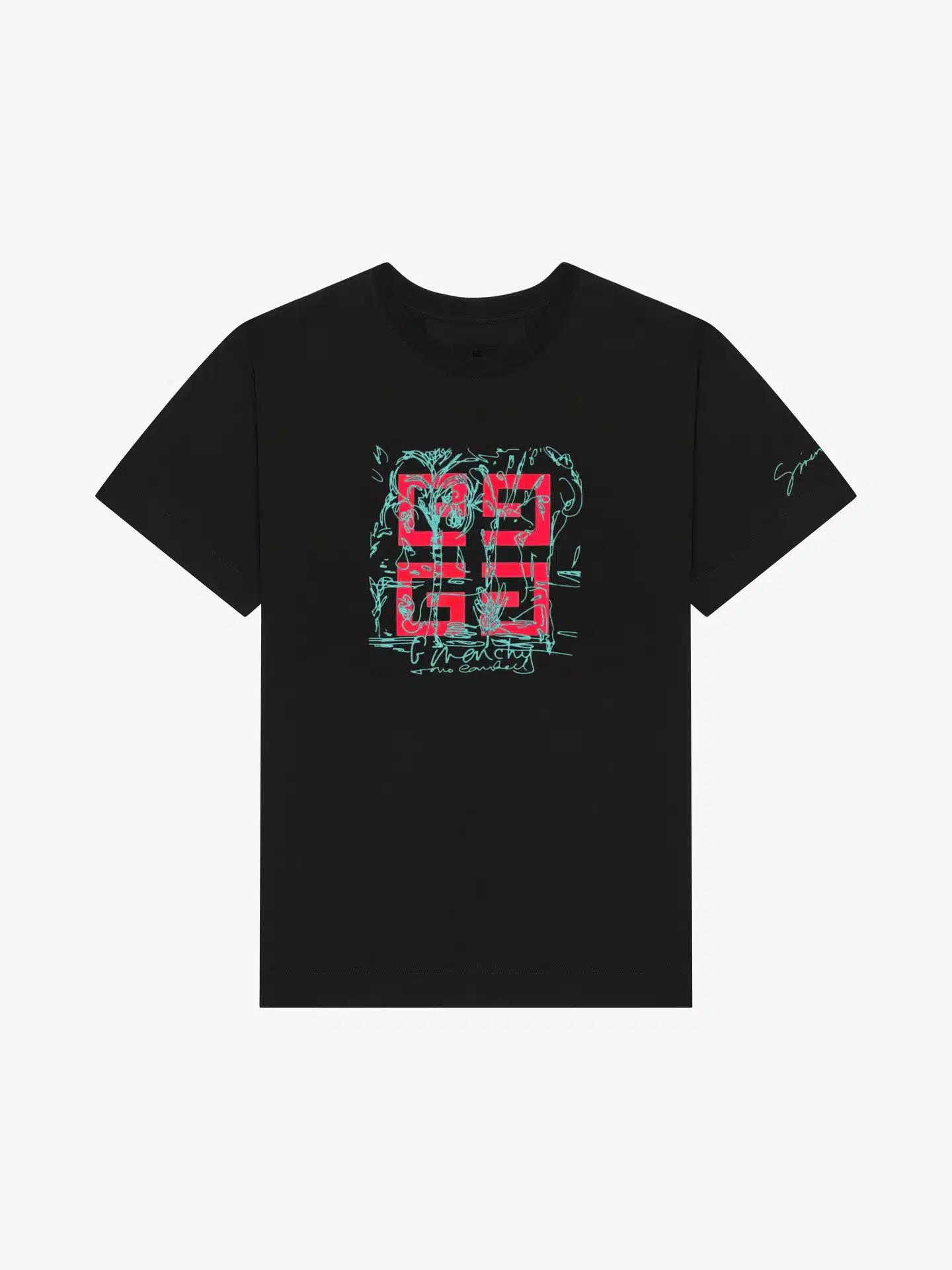 T-shirt 4G coton noir Givenchy-influensse