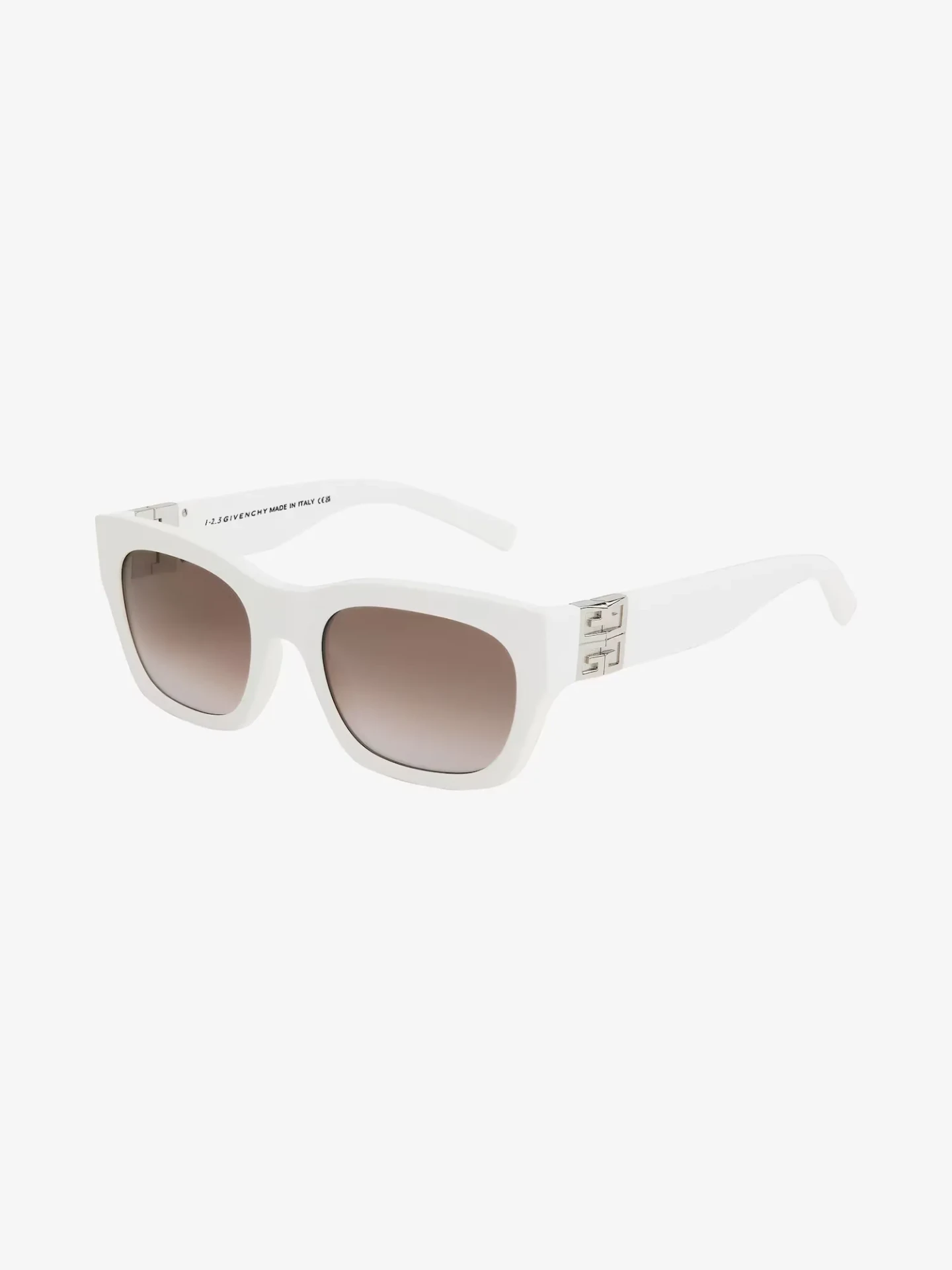Lunettes de soleil luxe 4G acétate blanc Givenchy-influensse