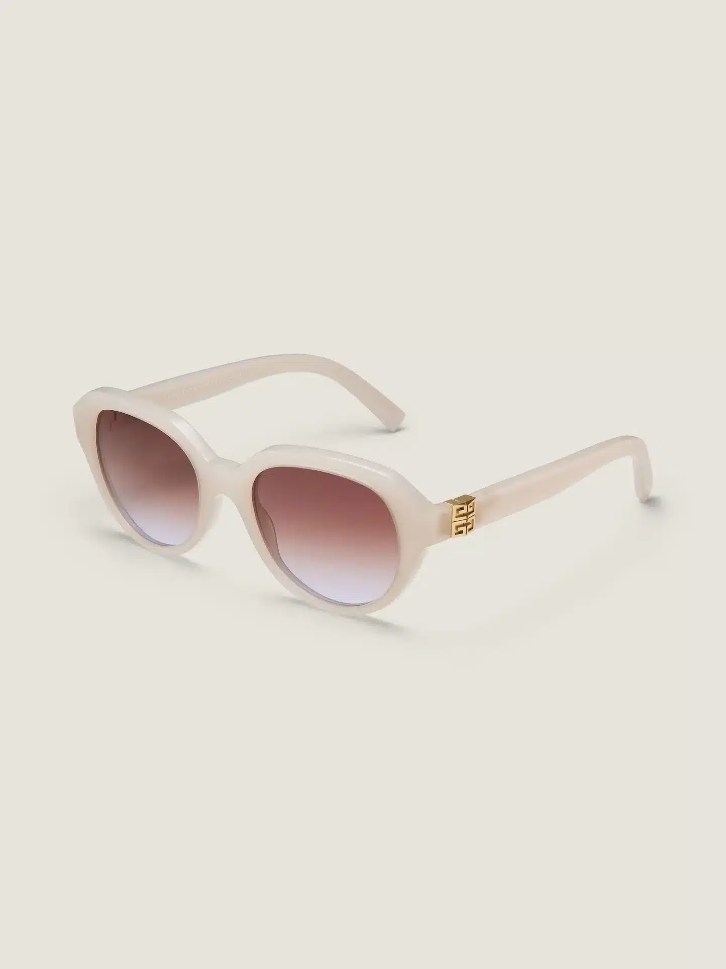 Lunettes de soleil luxe 4G acétate beige lilas Givenchy-influensse
