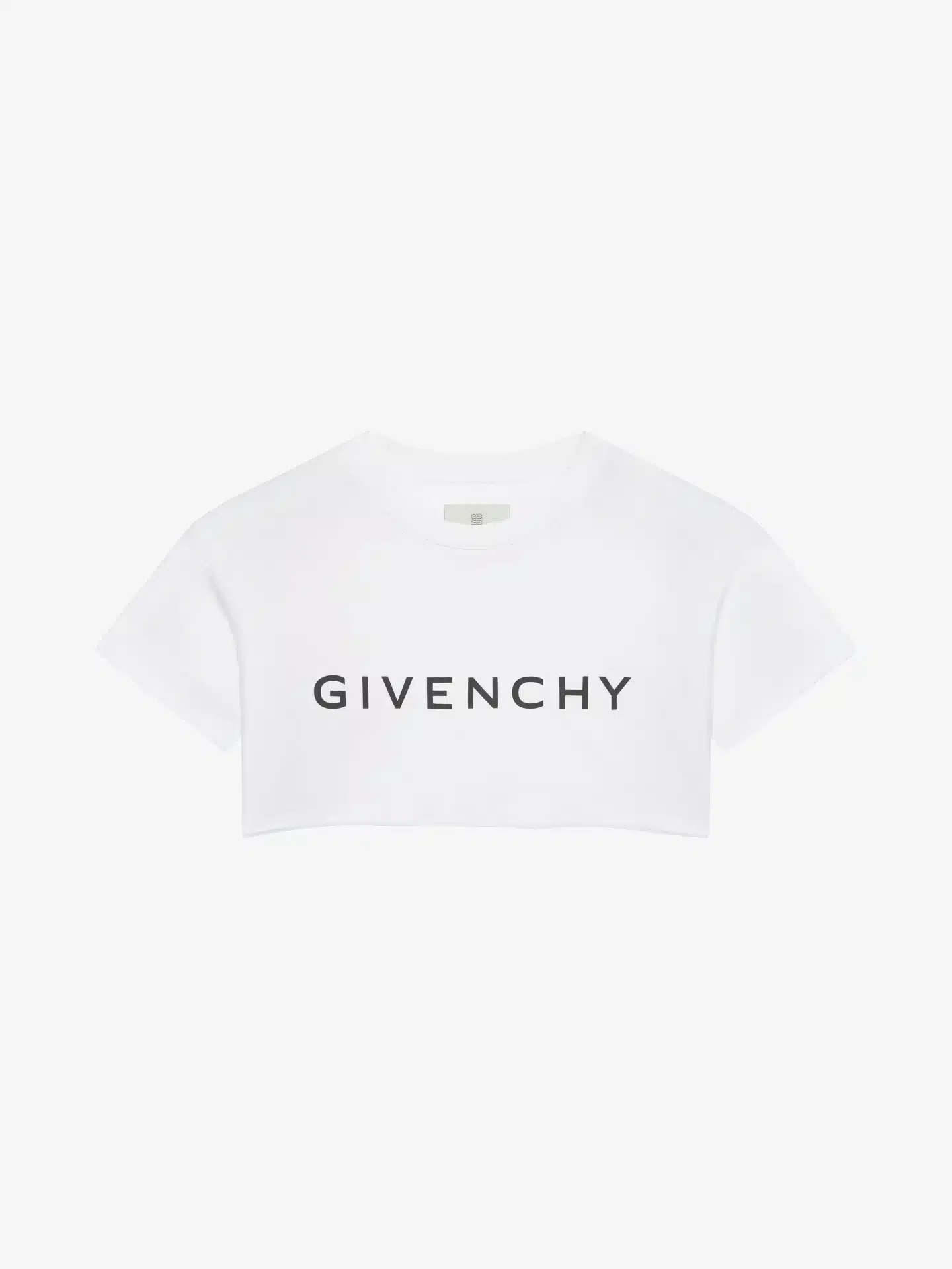 T-shirt cropped Archetype blanc Givenchy-influensse